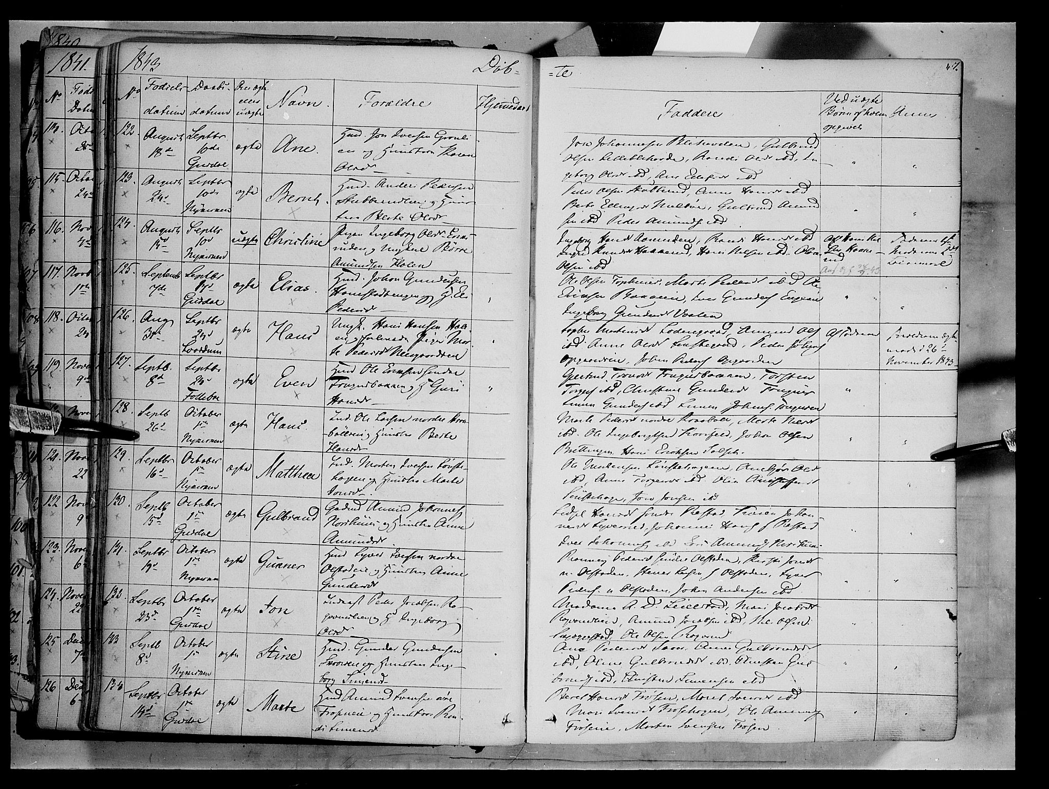 Gausdal prestekontor, AV/SAH-PREST-090/H/Ha/Haa/L0007: Parish register (official) no. 7, 1840-1850, p. 47