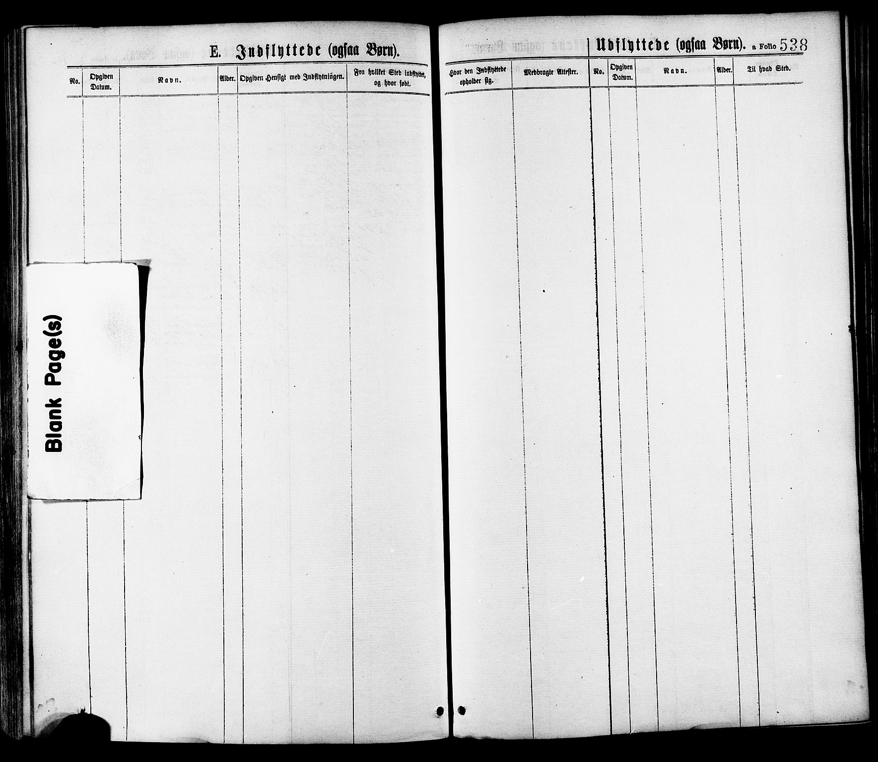 Ministerialprotokoller, klokkerbøker og fødselsregistre - Sør-Trøndelag, SAT/A-1456/691/L1079: Parish register (official) no. 691A11, 1873-1886, p. 538
