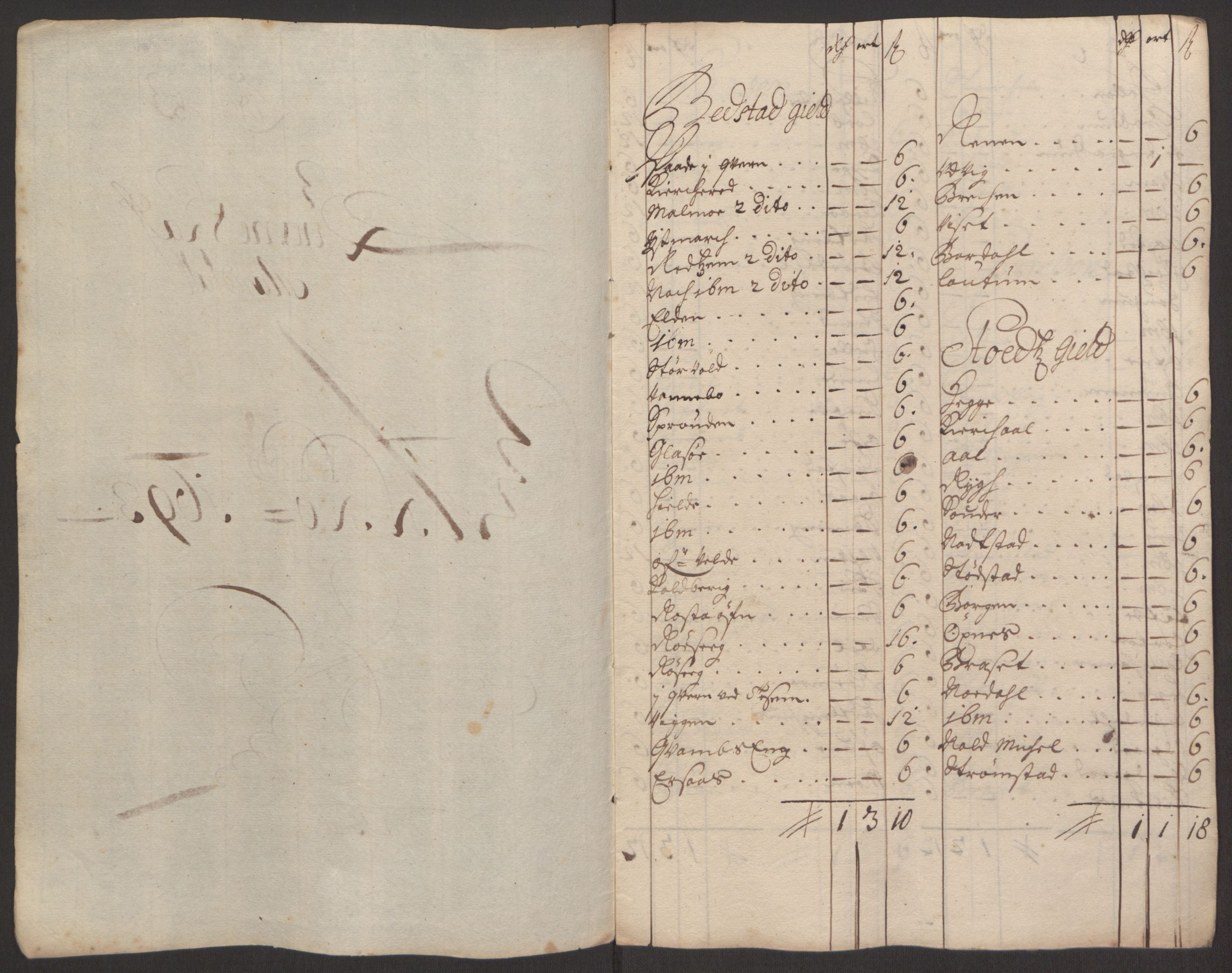 Rentekammeret inntil 1814, Reviderte regnskaper, Fogderegnskap, RA/EA-4092/R63/L4308: Fogderegnskap Inderøy, 1692-1694, p. 427