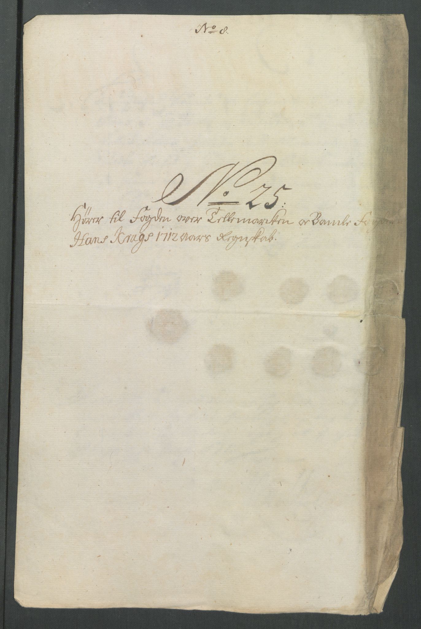 Rentekammeret inntil 1814, Reviderte regnskaper, Fogderegnskap, AV/RA-EA-4092/R36/L2123: Fogderegnskap Øvre og Nedre Telemark og Bamble, 1712, p. 264