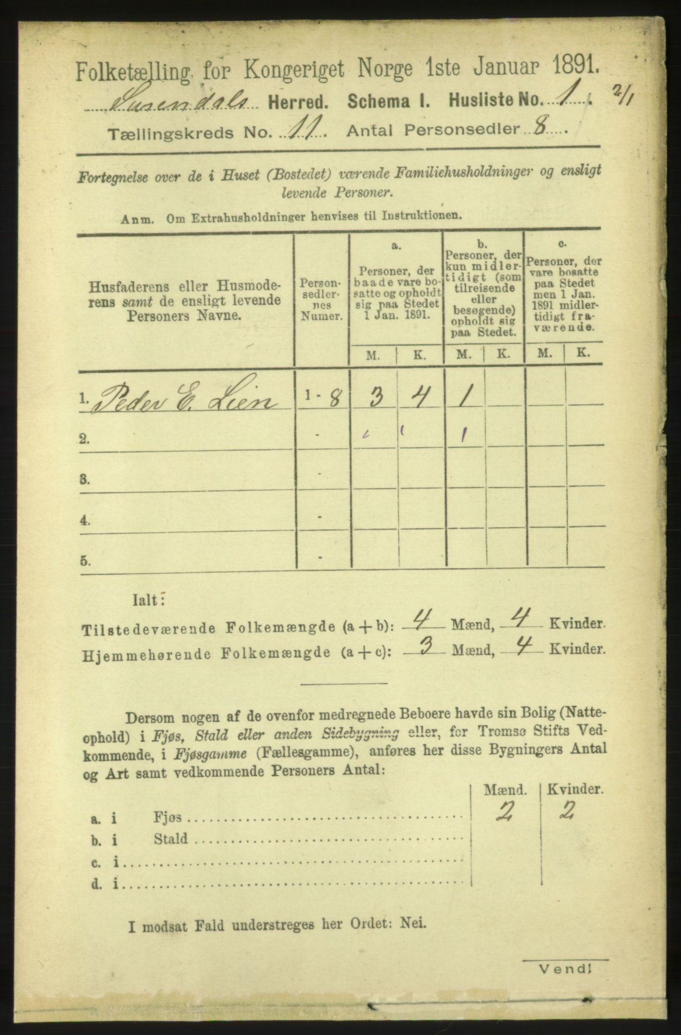 RA, 1891 census for 1566 Surnadal, 1891, p. 2646