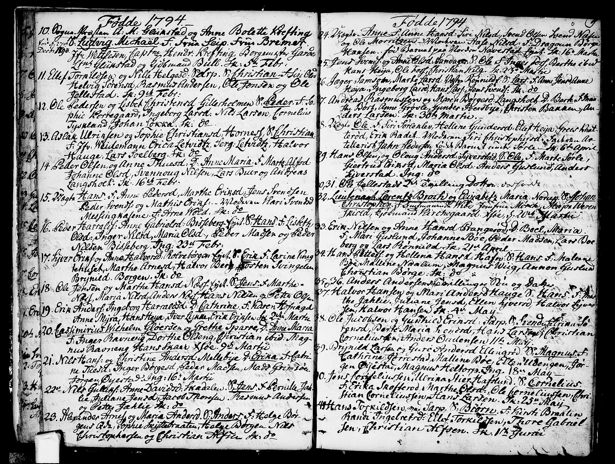 Skjeberg prestekontor Kirkebøker, SAO/A-10923/F/Fa/L0003: Parish register (official) no. I 3, 1792-1814, p. 9