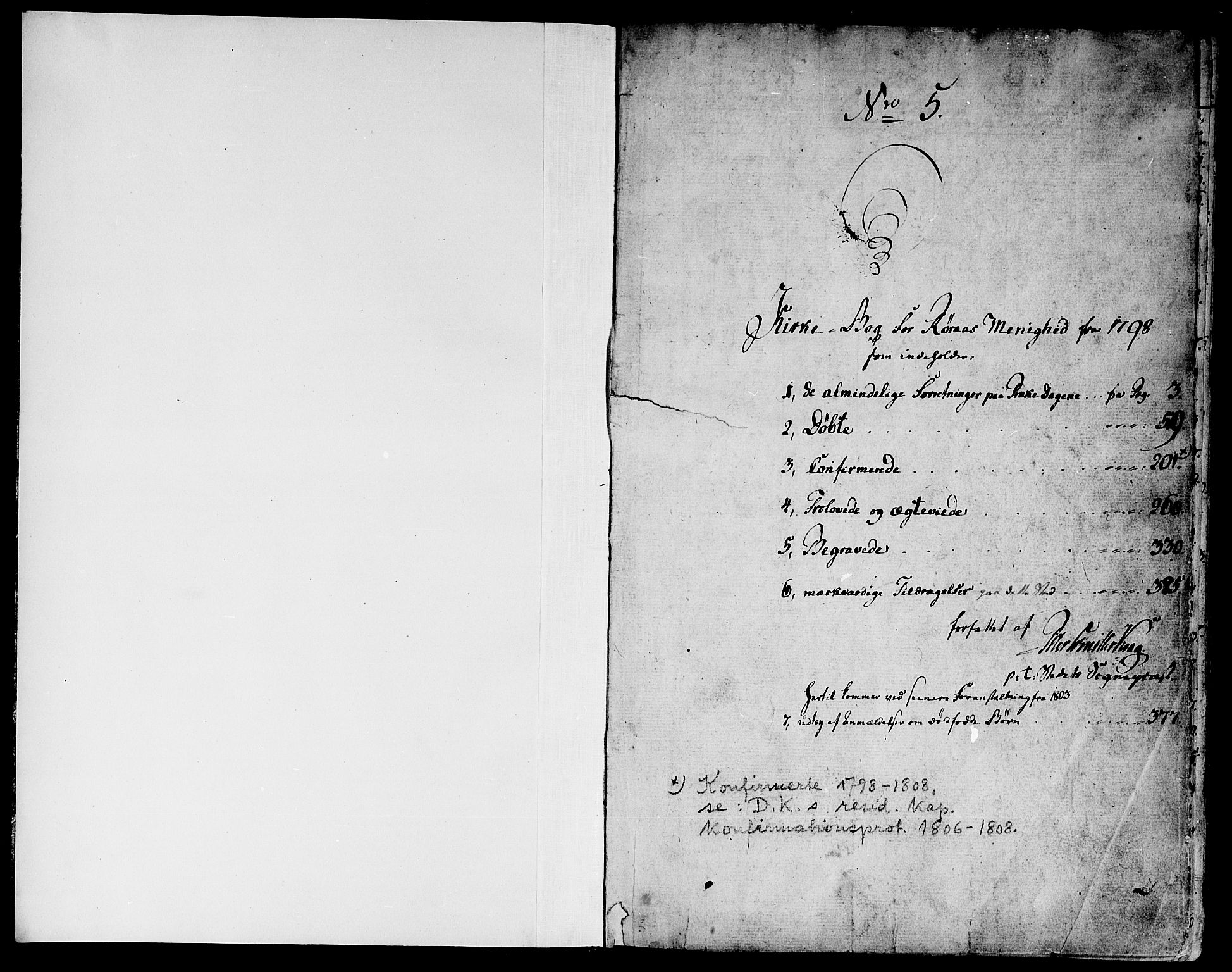 Ministerialprotokoller, klokkerbøker og fødselsregistre - Sør-Trøndelag, SAT/A-1456/681/L0927: Parish register (official) no. 681A05, 1798-1808, p. 0-1