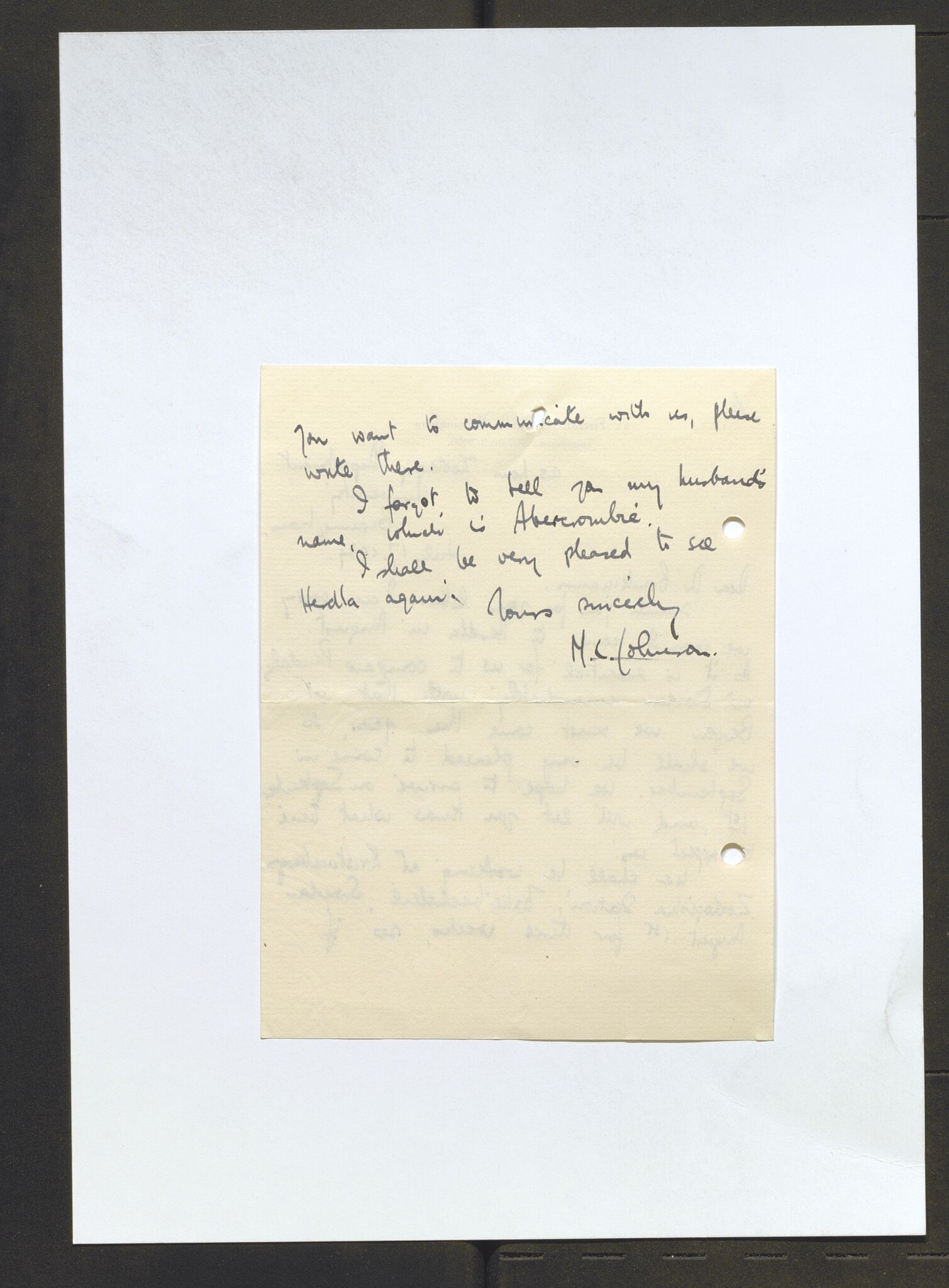 Bergens Museum, AV/SAB-A-17301/13/D/L0002: Korrespondanse , 1928-1940, p. 604