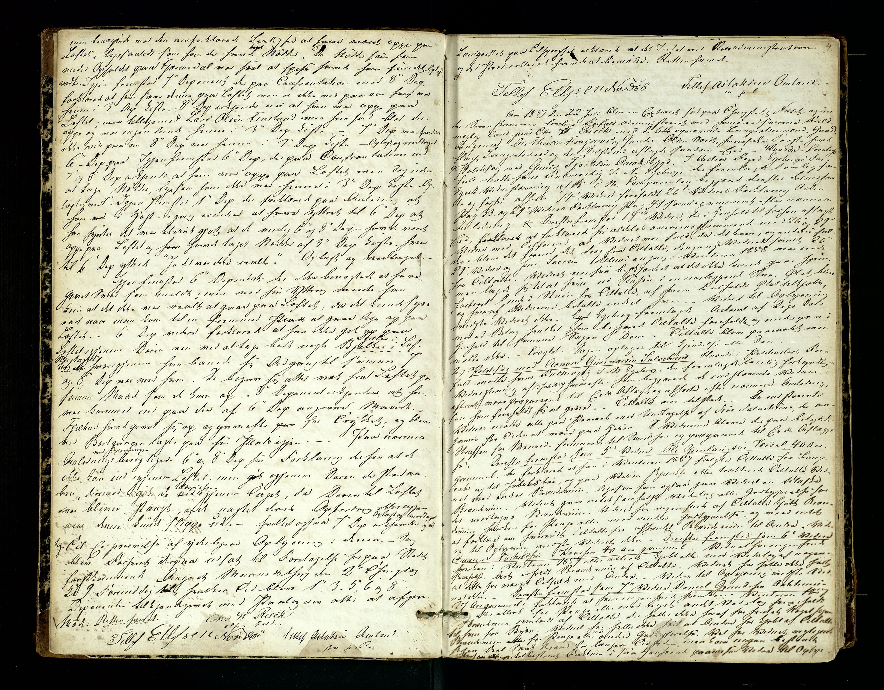 Setesdal sorenskriveri, AV/SAK-1221-0011/F/Fb/L0006: Ekstrarettsprotokoll nr 6, 1859-1868, p. 4