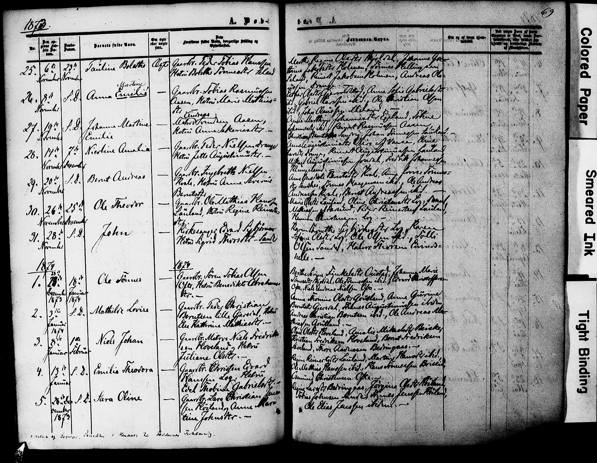 Herad sokneprestkontor, AV/SAK-1111-0018/F/Fa/Faa/L0005: Parish register (official) no. A 5, 1853-1886, p. 69