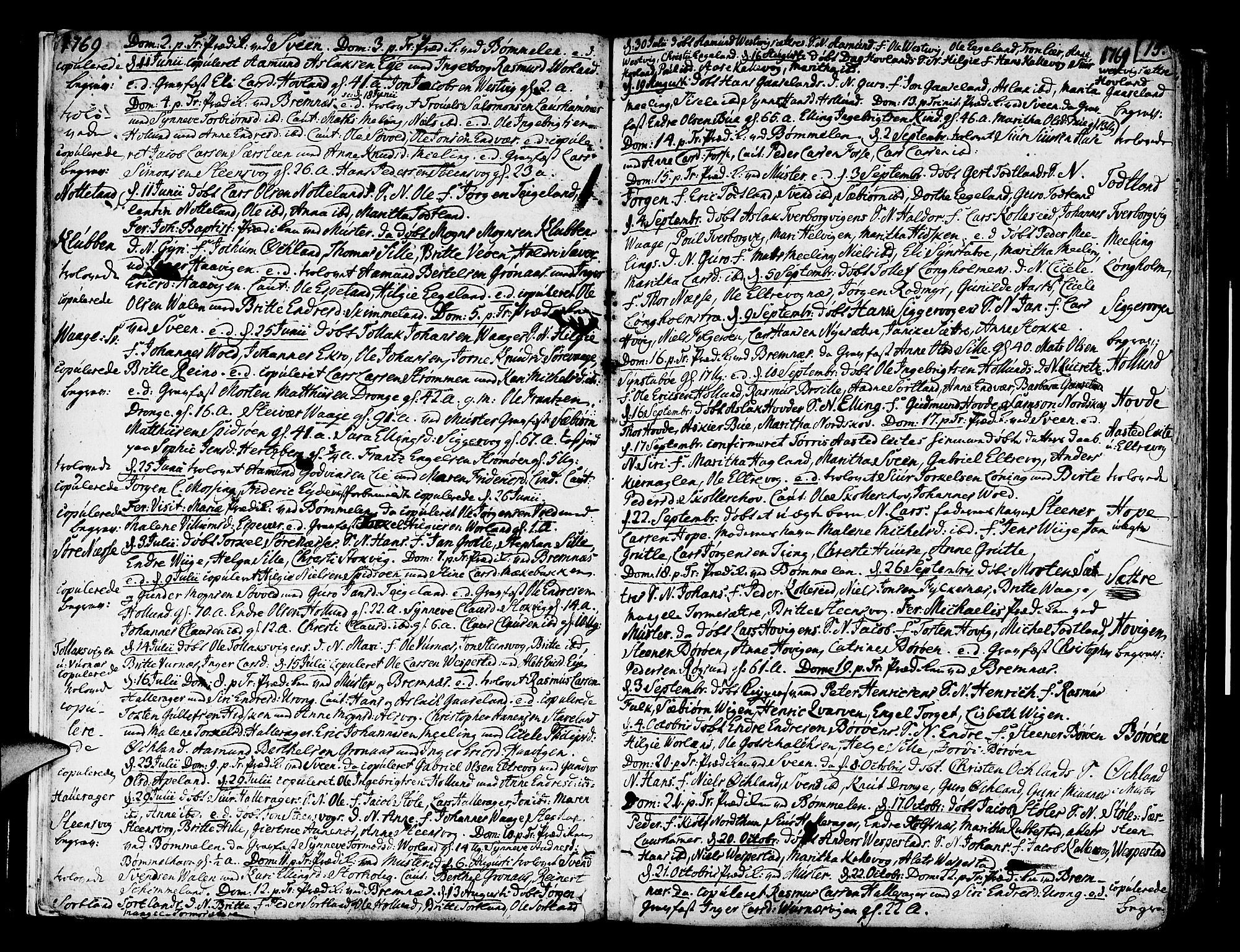 Finnås sokneprestembete, AV/SAB-A-99925/H/Ha/Haa/Haaa/L0003: Parish register (official) no. A 3, 1765-1803, p. 15