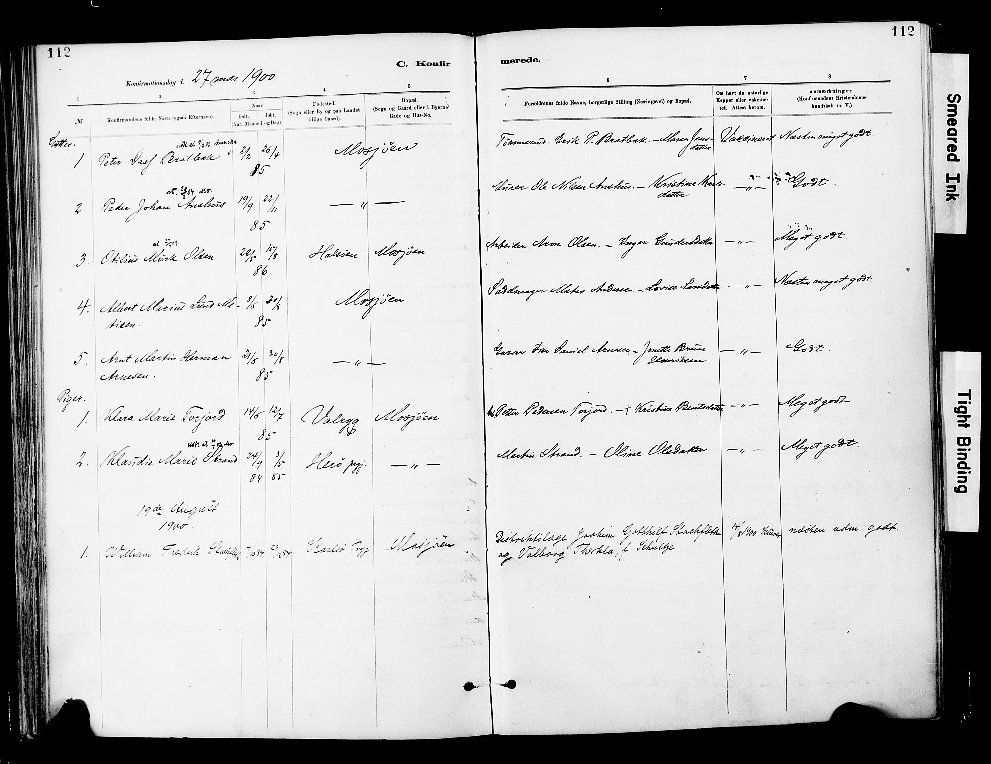 Ministerialprotokoller, klokkerbøker og fødselsregistre - Nordland, AV/SAT-A-1459/820/L0296: Parish register (official) no. 820A17, 1880-1903, p. 112