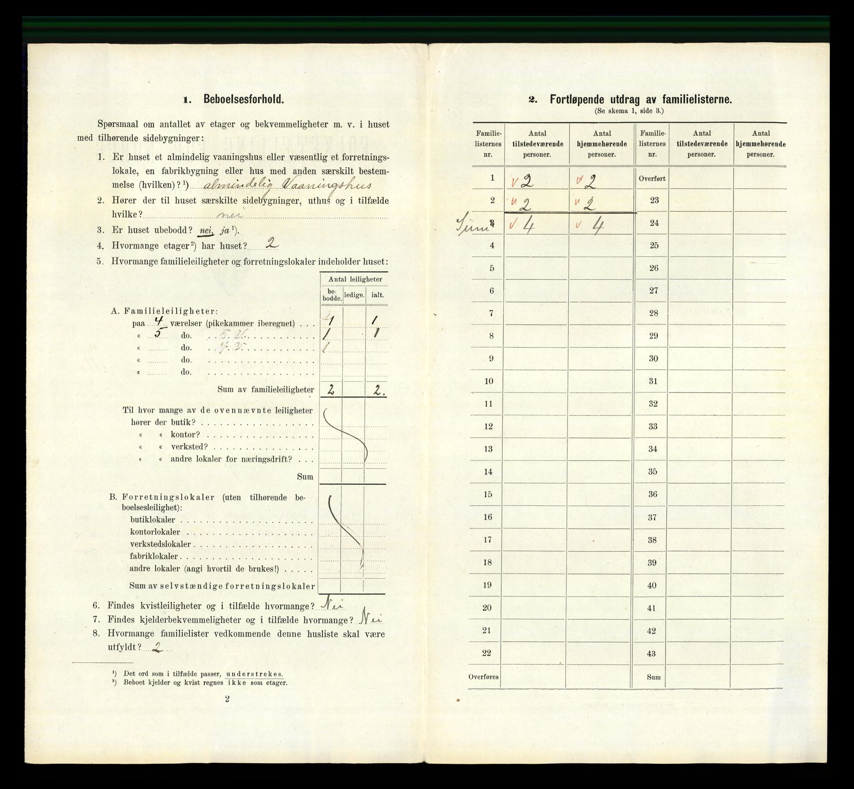 RA, 1910 census for Kristiansand, 1910, p. 2477