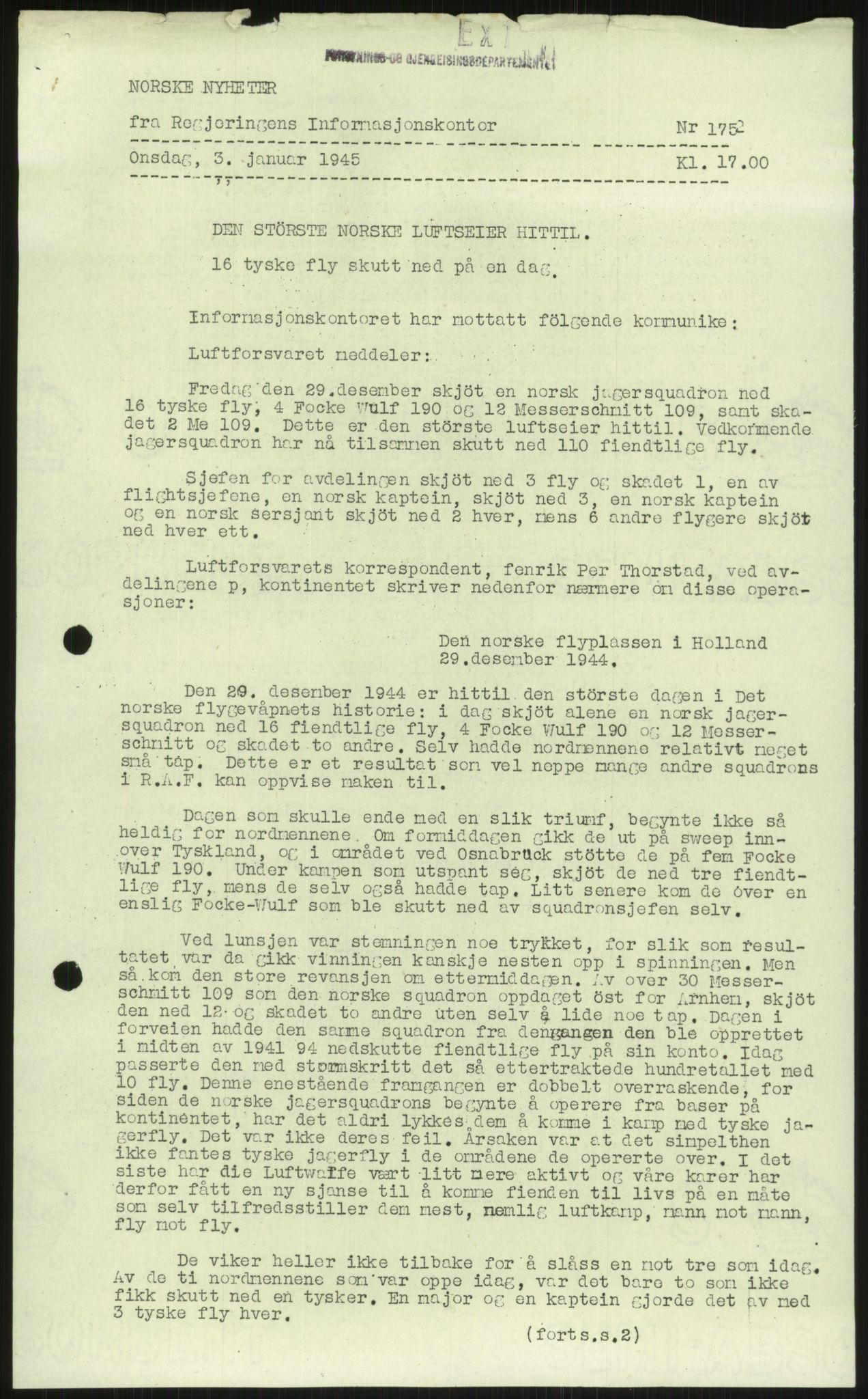 Kommunaldepartementet, Den alminnelige avdeling, AV/RA-S-1437/F/Fe, 1944-1945, p. 239