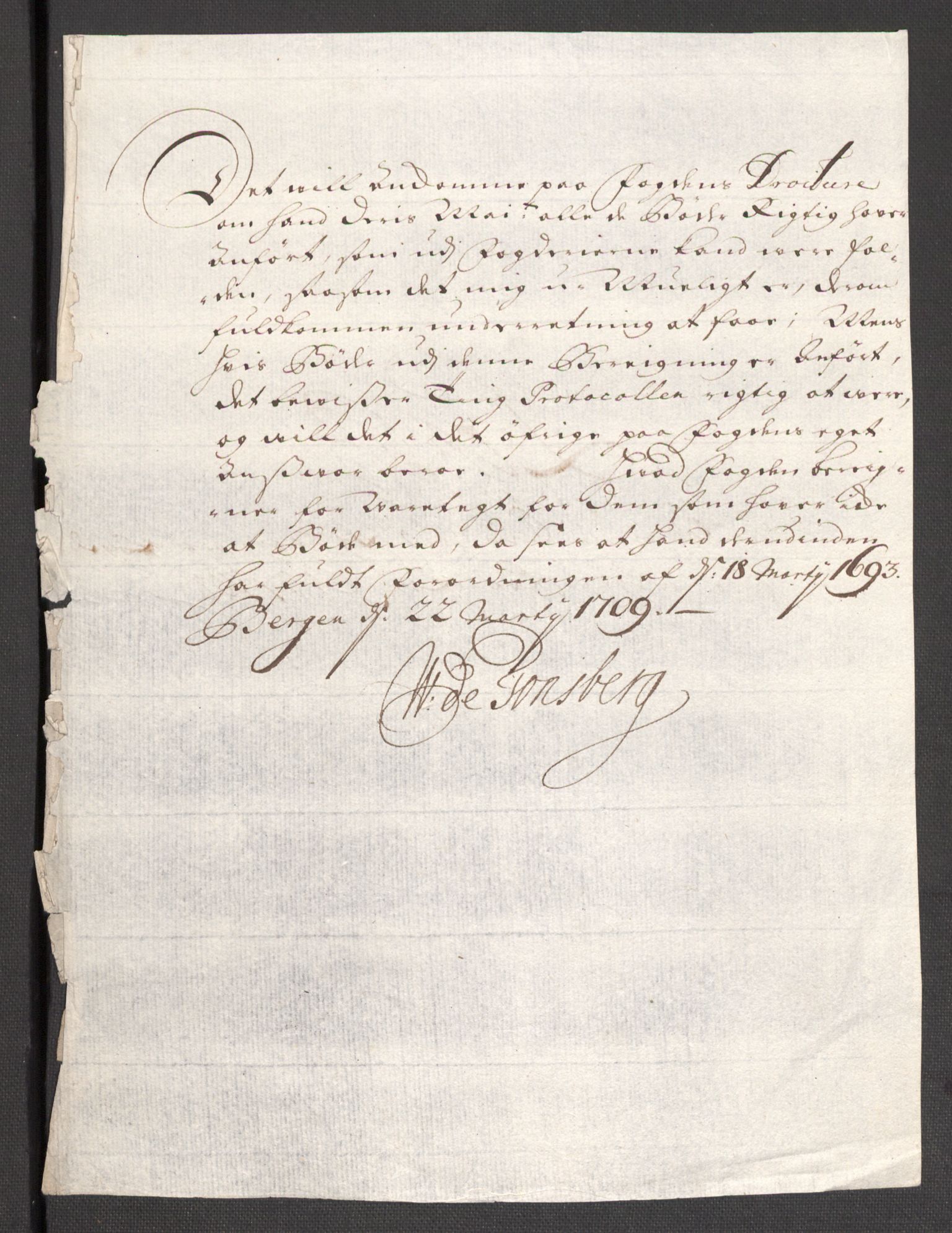 Rentekammeret inntil 1814, Reviderte regnskaper, Fogderegnskap, AV/RA-EA-4092/R48/L2985: Fogderegnskap Sunnhordland og Hardanger, 1708, p. 35