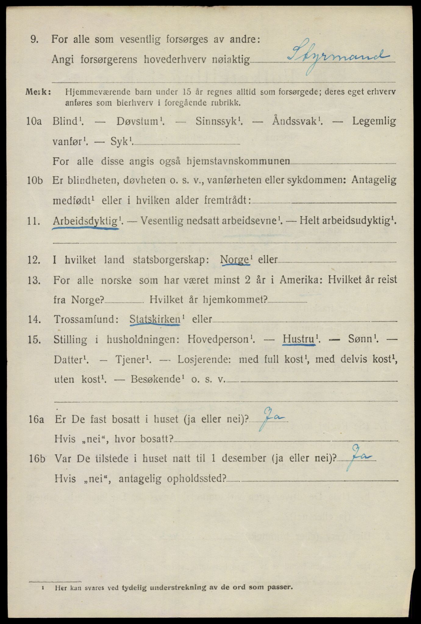 SAO, 1920 census for Onsøy, 1920, p. 14755