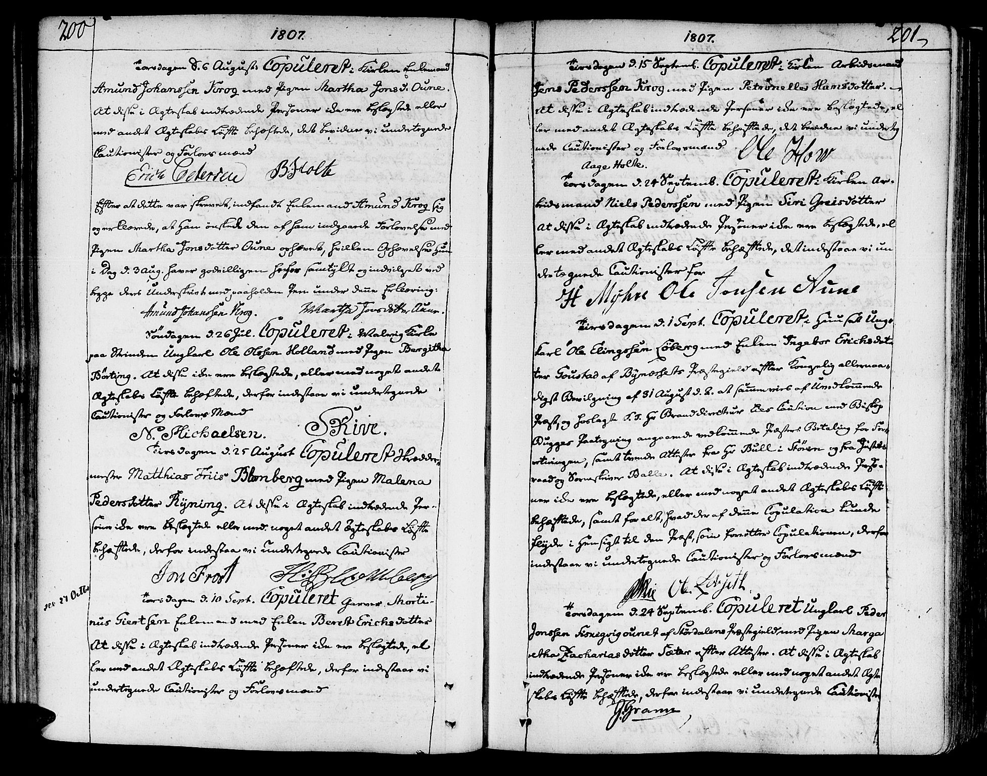 Ministerialprotokoller, klokkerbøker og fødselsregistre - Sør-Trøndelag, SAT/A-1456/602/L0105: Parish register (official) no. 602A03, 1774-1814, p. 200-201