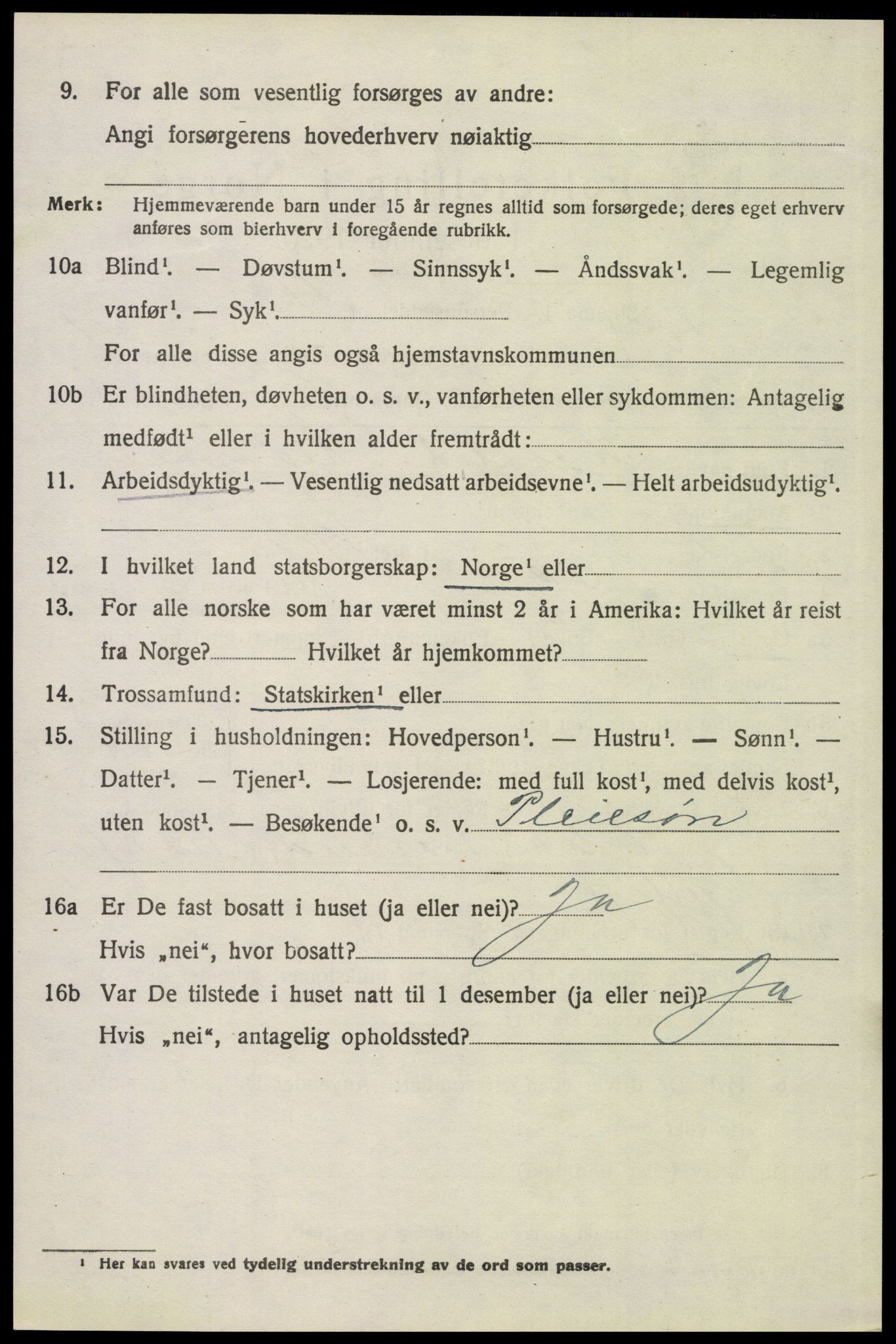 SAH, 1920 census for Grue, 1920, p. 2972