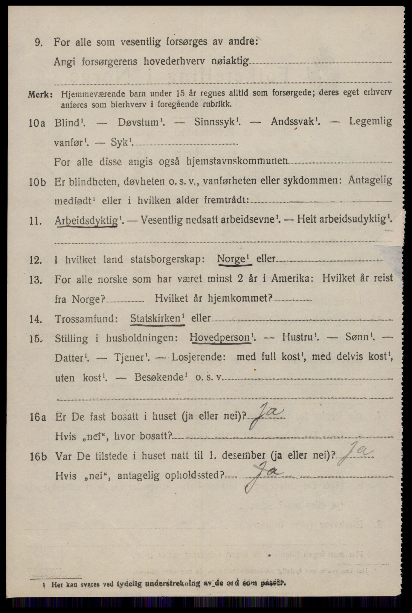 SAT, 1920 census for Aukra, 1920, p. 6696