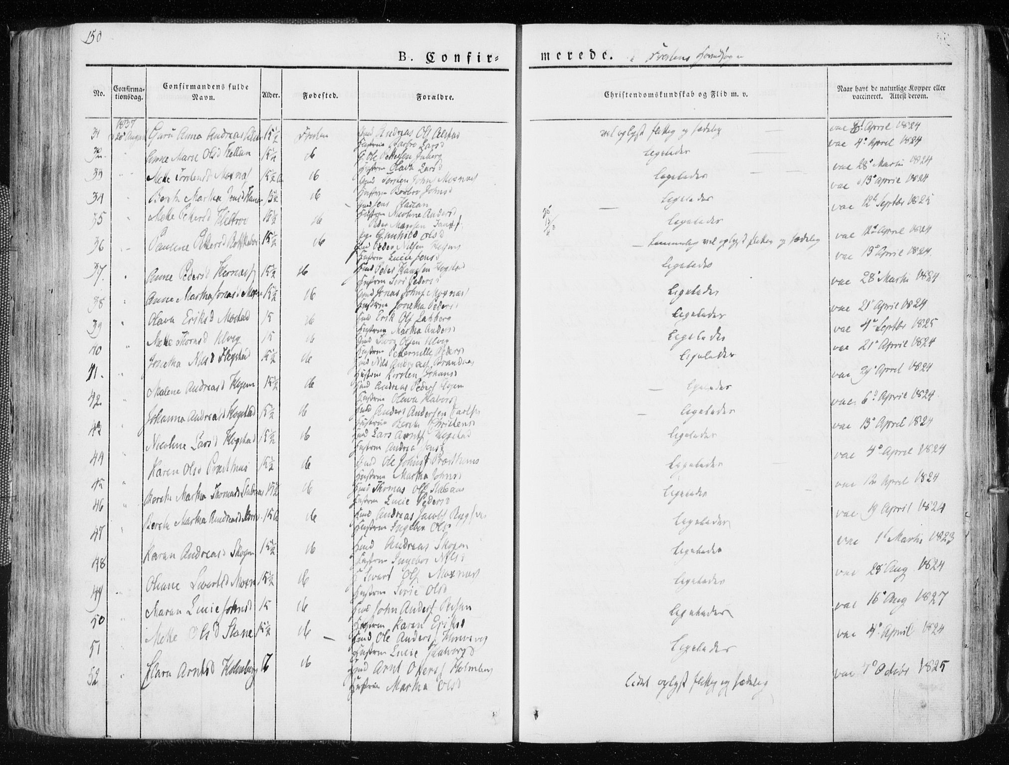 Ministerialprotokoller, klokkerbøker og fødselsregistre - Nord-Trøndelag, SAT/A-1458/713/L0114: Parish register (official) no. 713A05, 1827-1839, p. 150