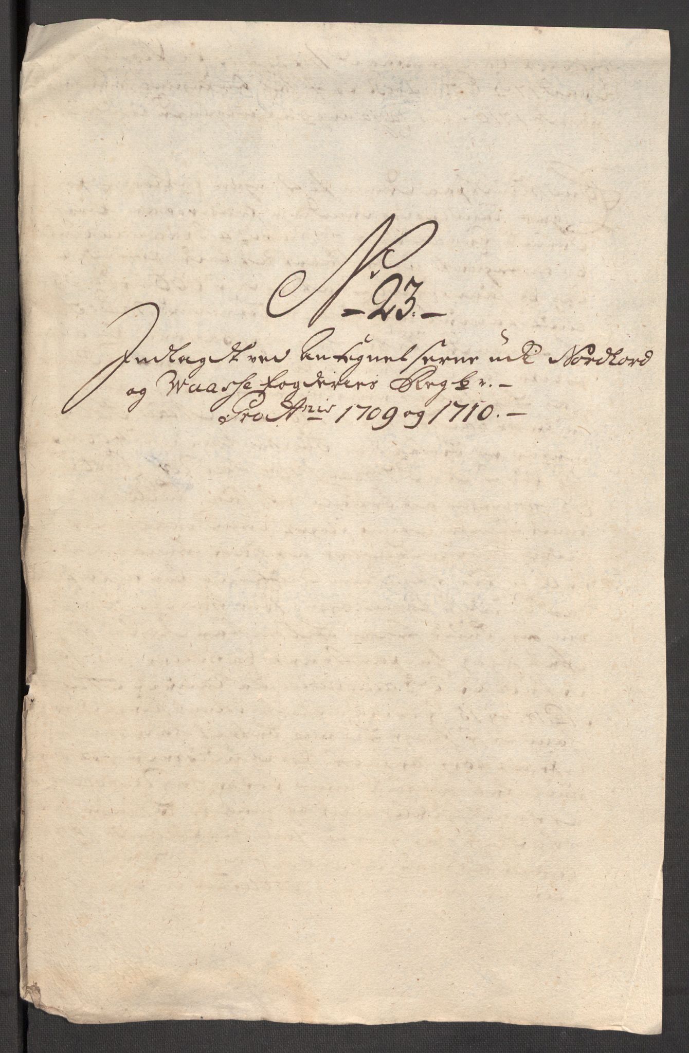 Rentekammeret inntil 1814, Reviderte regnskaper, Fogderegnskap, AV/RA-EA-4092/R51/L3191: Fogderegnskap Nordhordland og Voss, 1710, p. 384