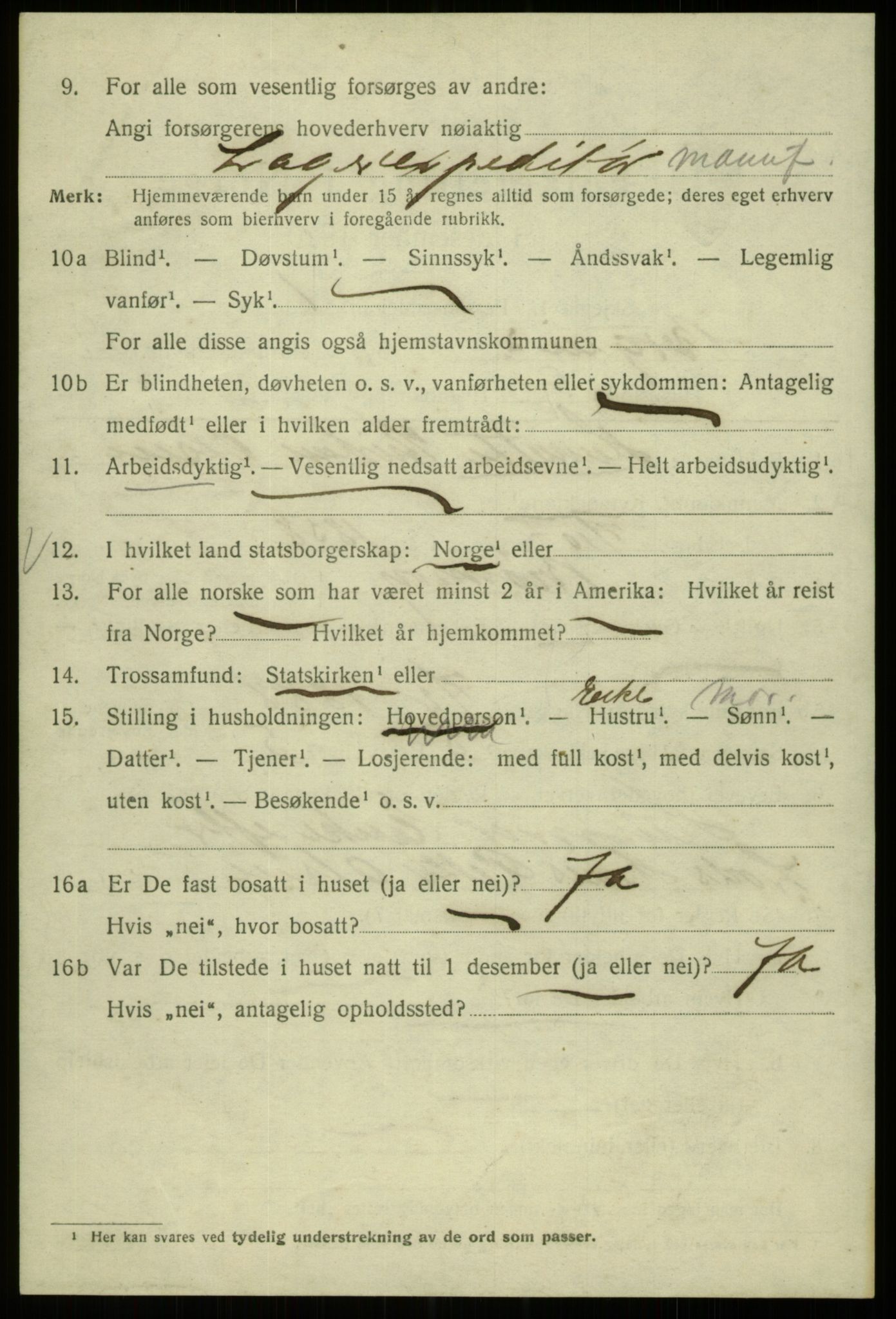 SAB, 1920 census for Bergen, 1920, p. 162234