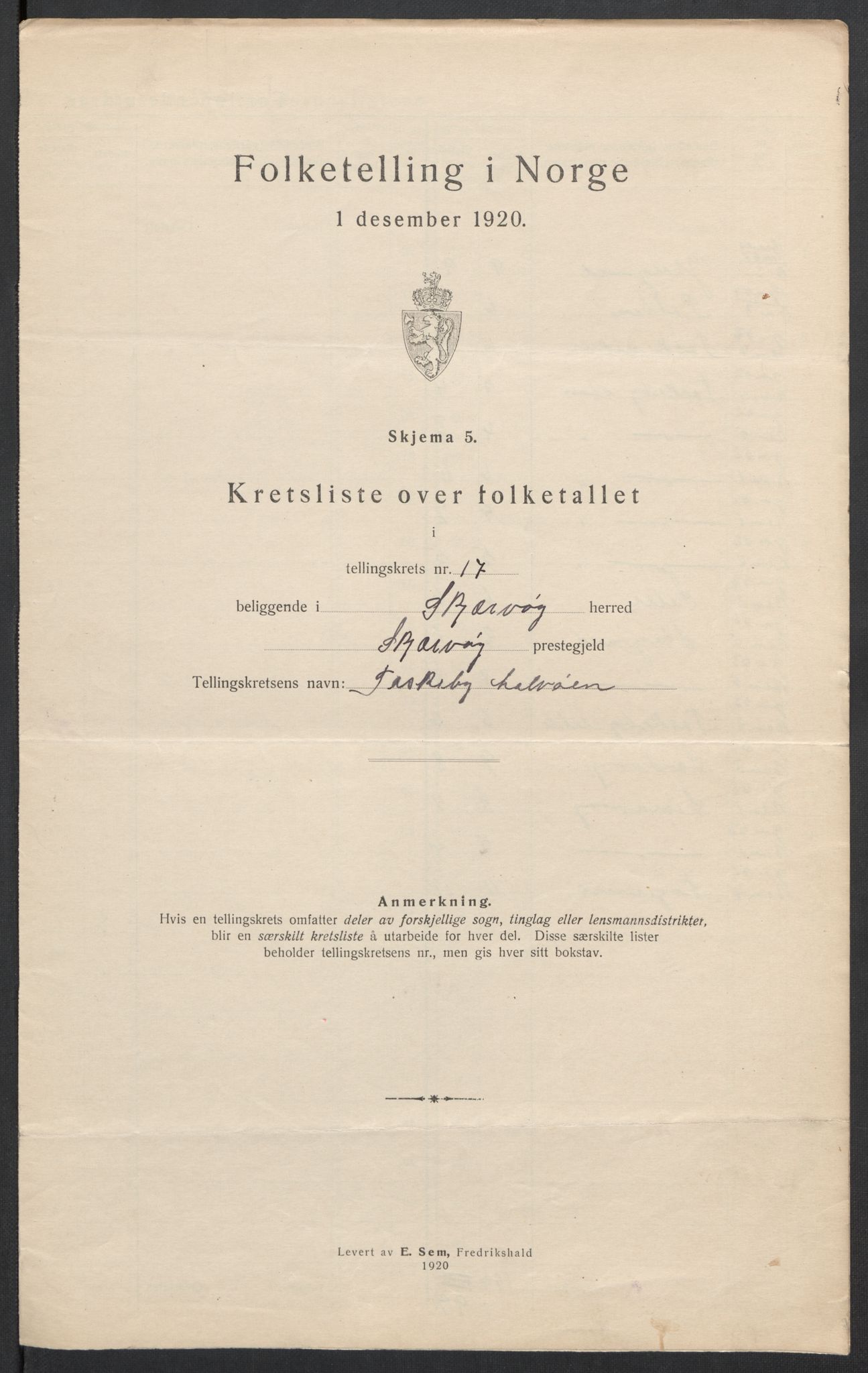 SATØ, 1920 census for Skjervøy, 1920, p. 54