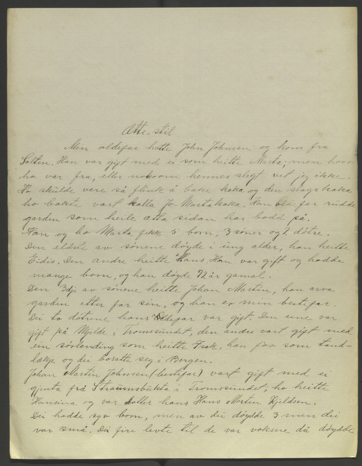 Slektsstiler fra Tromsø Amtsskole i Lyngen og Trondarnes folkehøgskole, AV/SATØ-P-0029/F/L0001: Slektsstiler, 1916-1920, p. 145