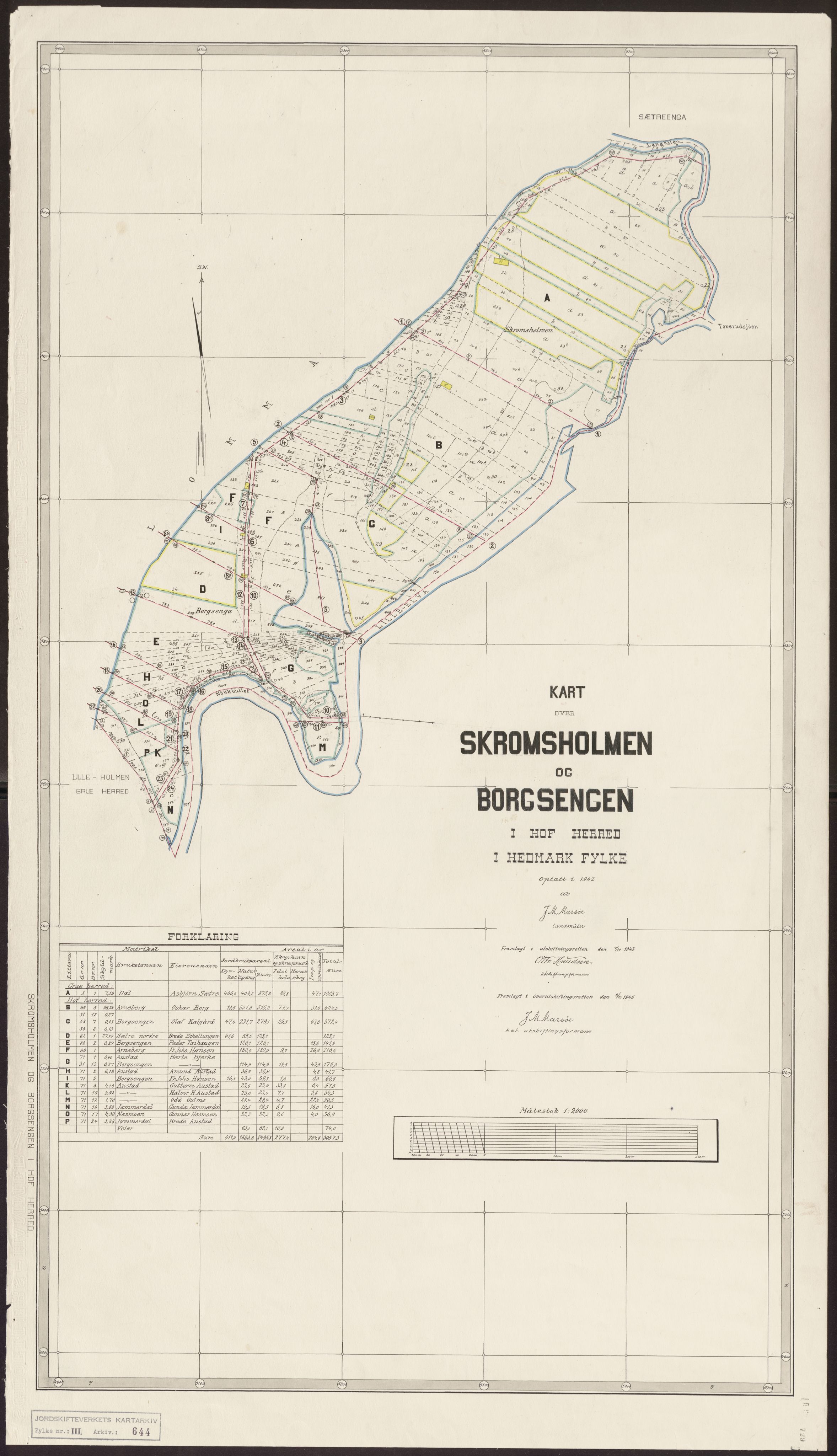 Jordskifteverkets kartarkiv, RA/S-3929/T, 1859-1988, p. 1001
