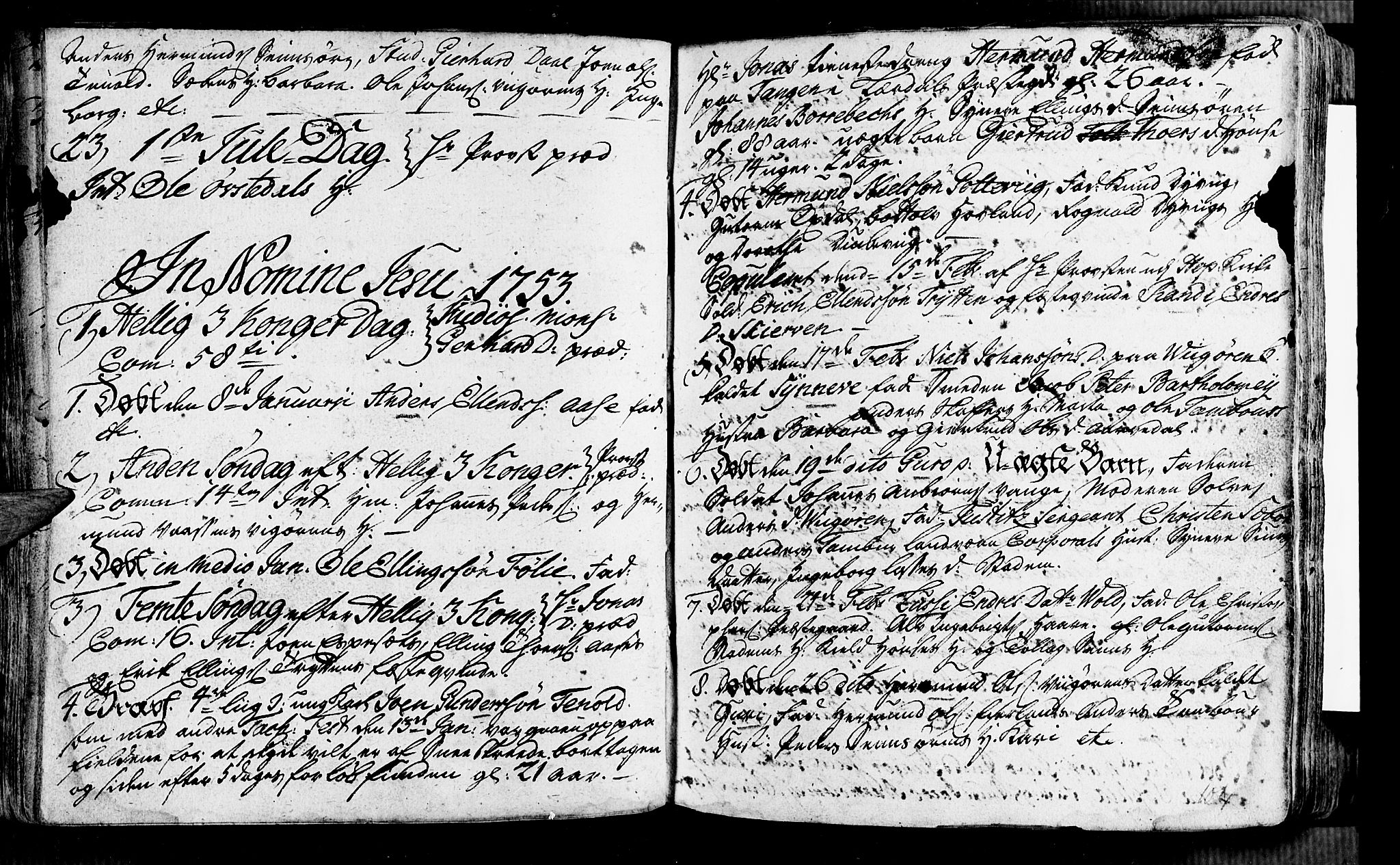 Vik sokneprestembete, SAB/A-81501: Parish register (official) no. A 2 /1, 1740-1757, p. 104