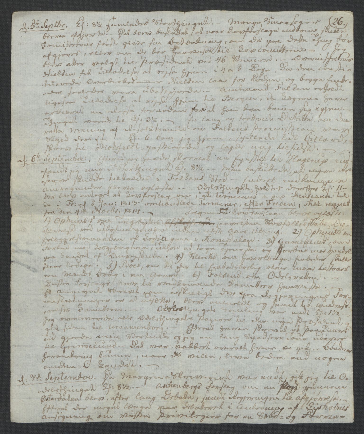 Christie, Wilhelm Frimann Koren, AV/RA-PA-0014/F/L0005: Christies dokumenter fra Stortinget, 1815-1816, p. 77