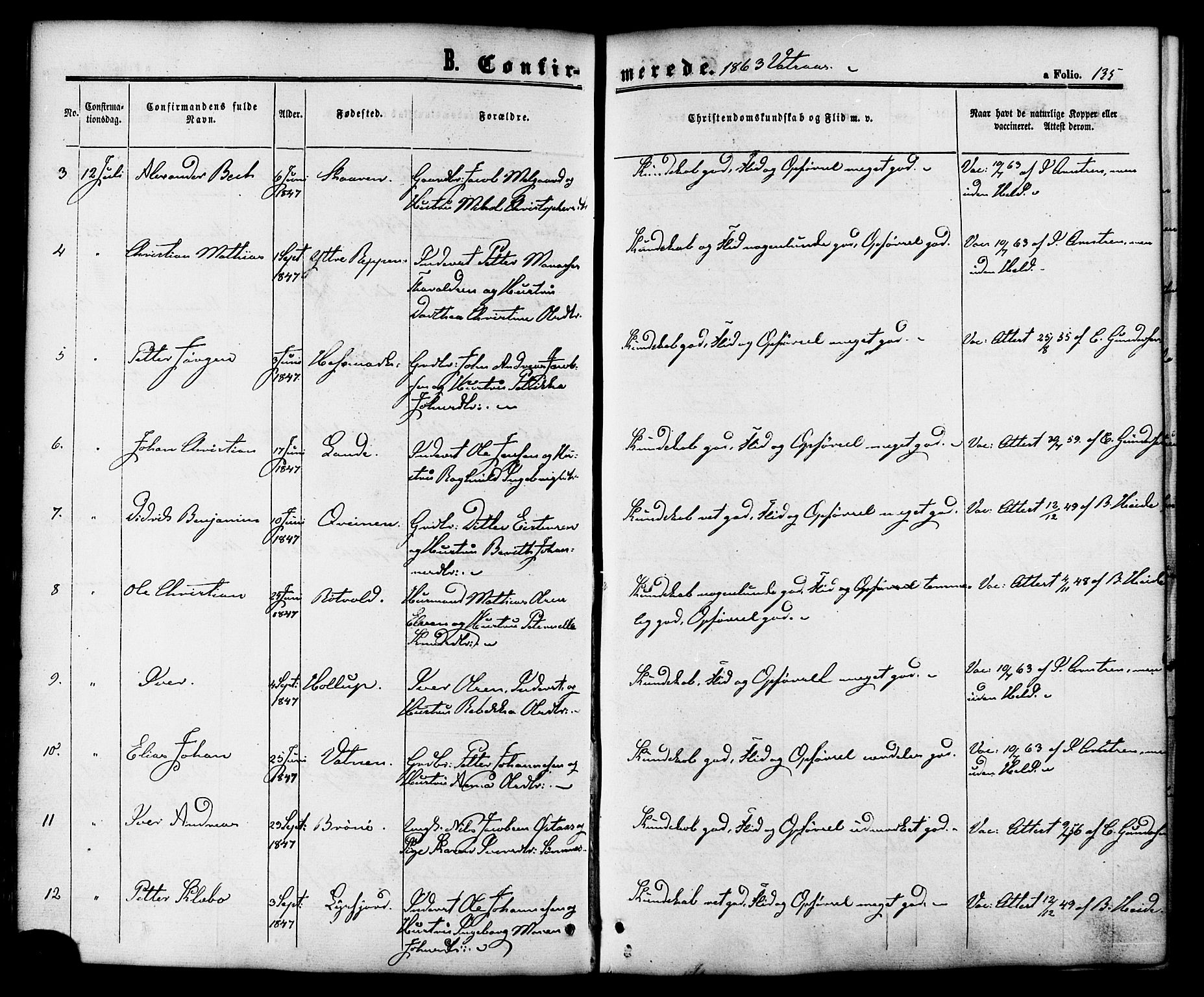 Ministerialprotokoller, klokkerbøker og fødselsregistre - Nordland, SAT/A-1459/810/L0146: Parish register (official) no. 810A08 /1, 1862-1874, p. 135