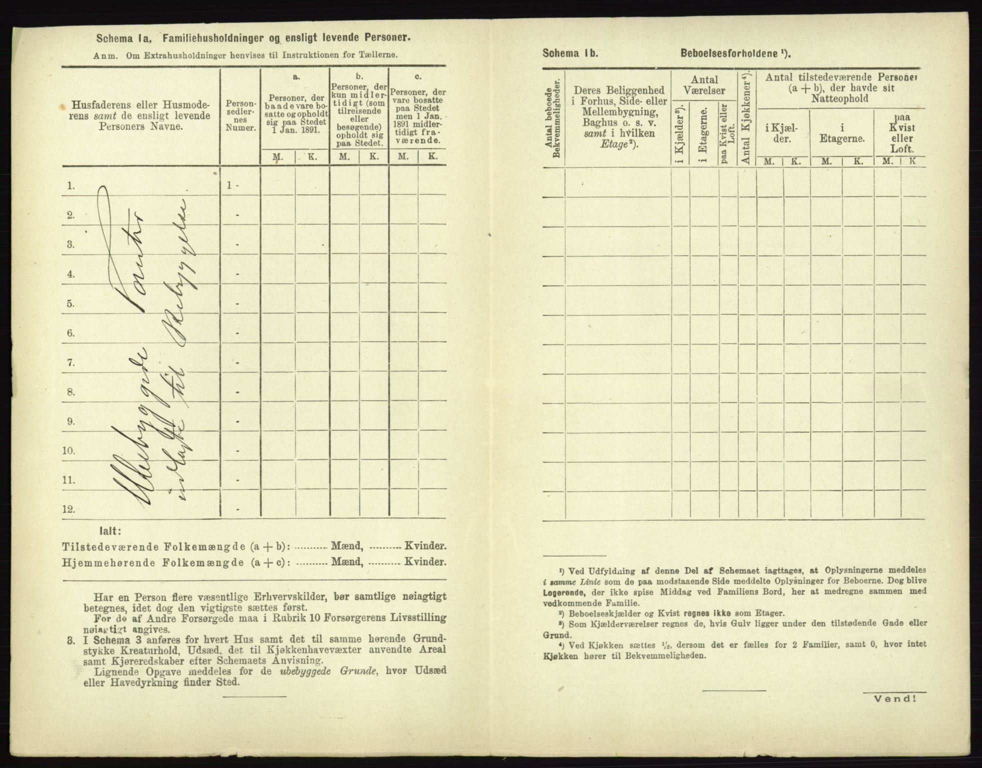 RA, 1891 census for 0101 Fredrikshald, 1891, p. 775