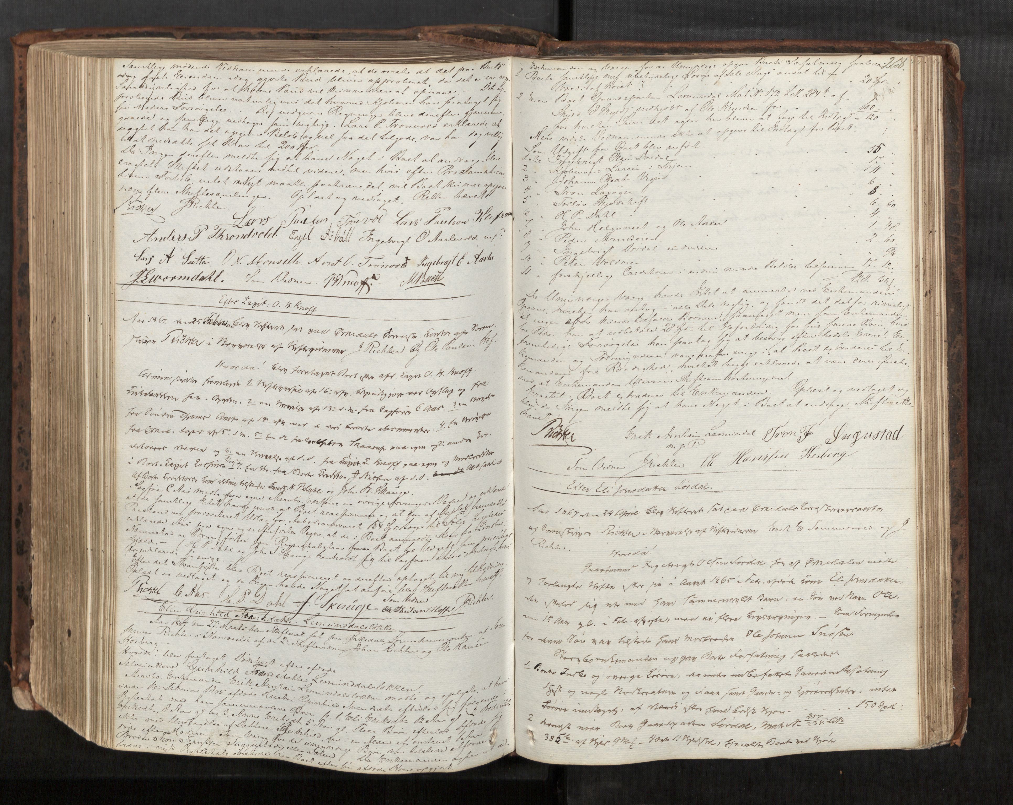 Orkdal sorenskriveri, AV/SAT-A-4169/1/3/3B/L0004: Skiftebehandlingsprotokoll, 1851-1870, p. 268