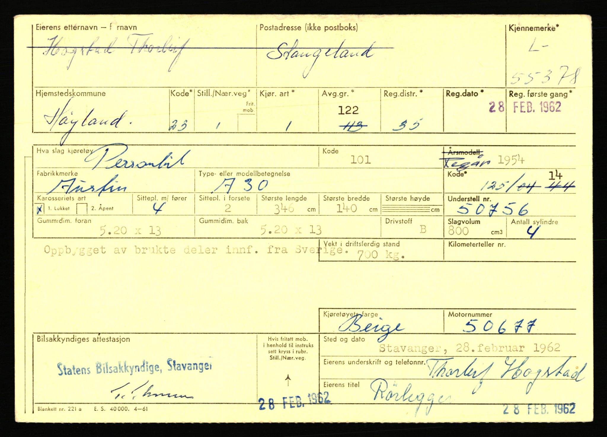 Stavanger trafikkstasjon, AV/SAST-A-101942/0/F/L0054: L-54200 - L-55699, 1930-1971, p. 2337