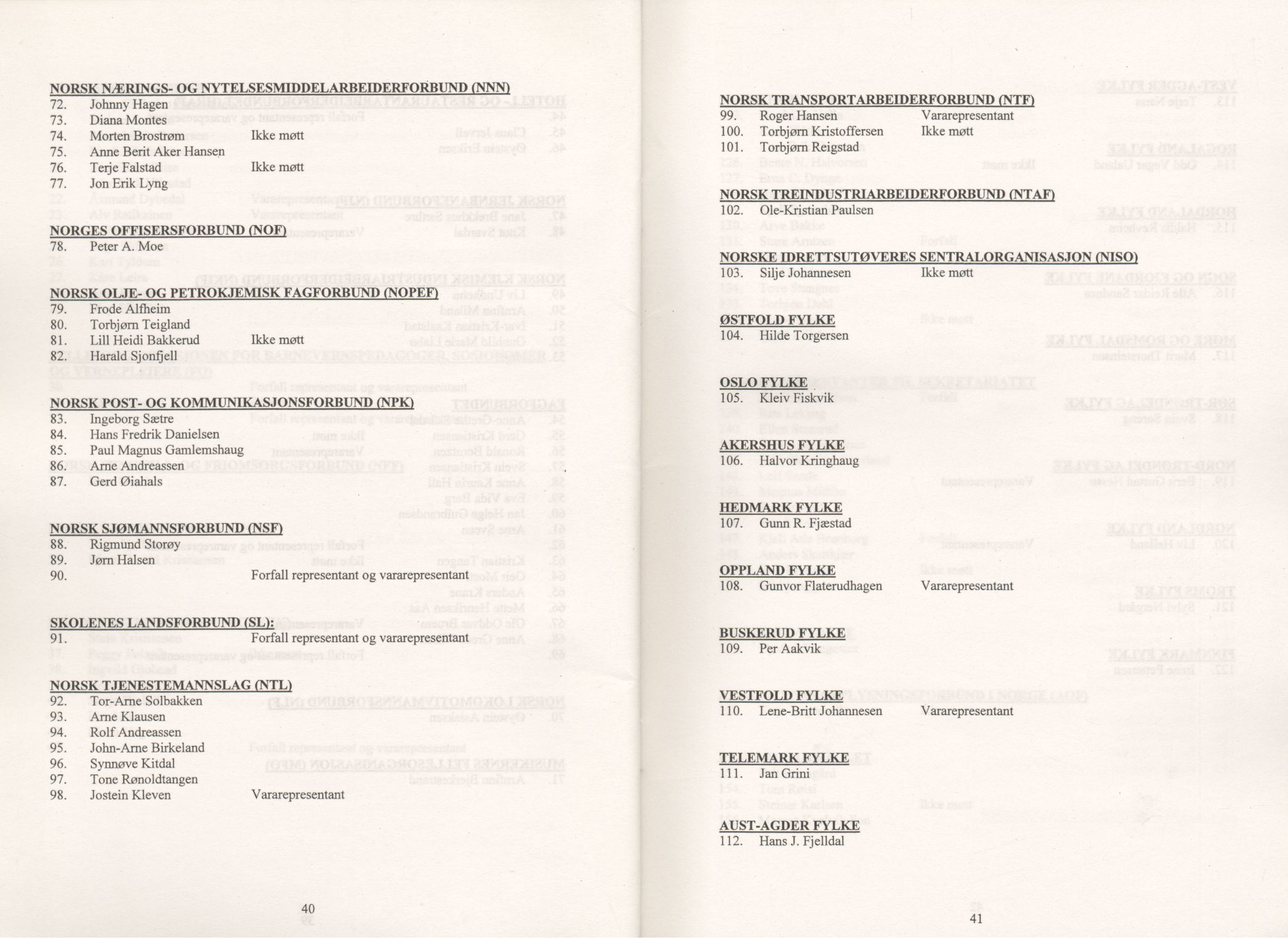 Landsorganisasjonen i Norge, AAB/ARK-1579, 1993-2008, p. 795