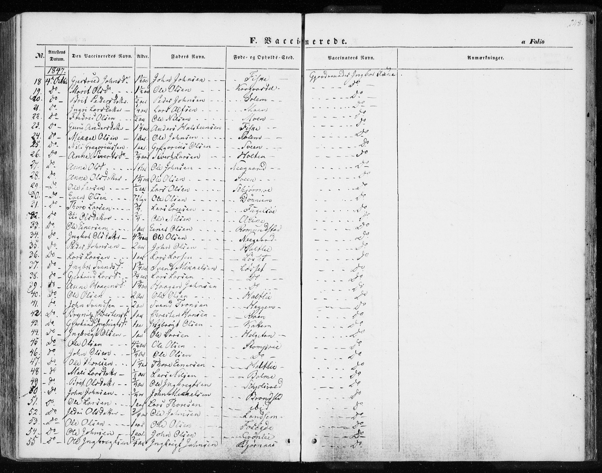 Ministerialprotokoller, klokkerbøker og fødselsregistre - Møre og Romsdal, AV/SAT-A-1454/595/L1043: Parish register (official) no. 595A05, 1843-1851, p. 248