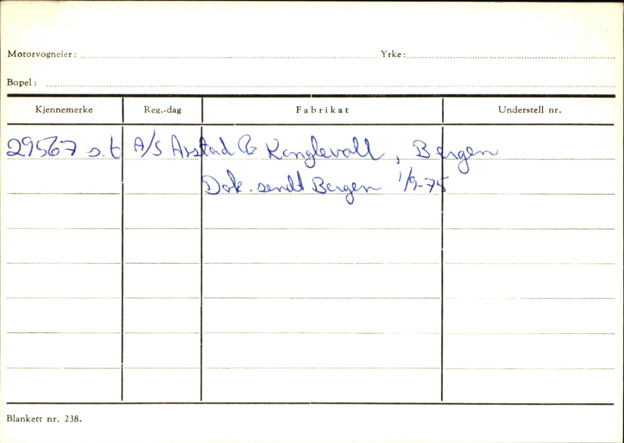 Statens vegvesen, Sogn og Fjordane vegkontor, AV/SAB-A-5301/4/F/L0125: Eigarregister Sogndal V-Å. Aurland A-Å. Fjaler A-N, 1945-1975, p. 320