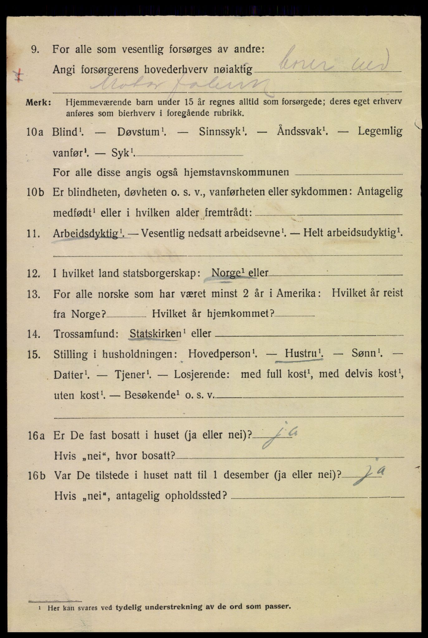 SAH, 1920 census for Gjøvik, 1920, p. 7849