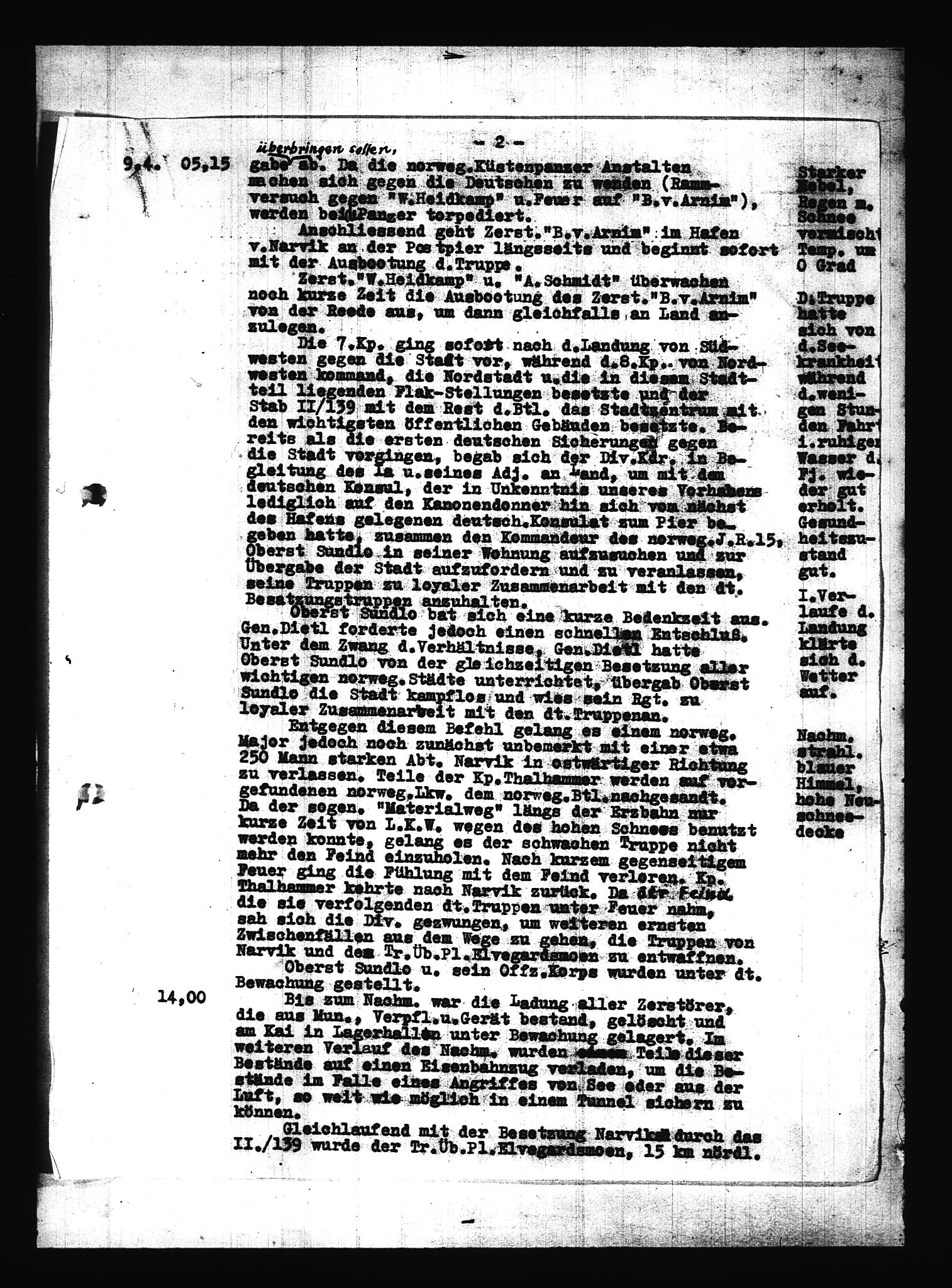 Documents Section, AV/RA-RAFA-2200/V/L0086: Amerikansk mikrofilm "Captured German Documents".
Box No. 725.  FKA jnr. 601/1954., 1940, p. 295