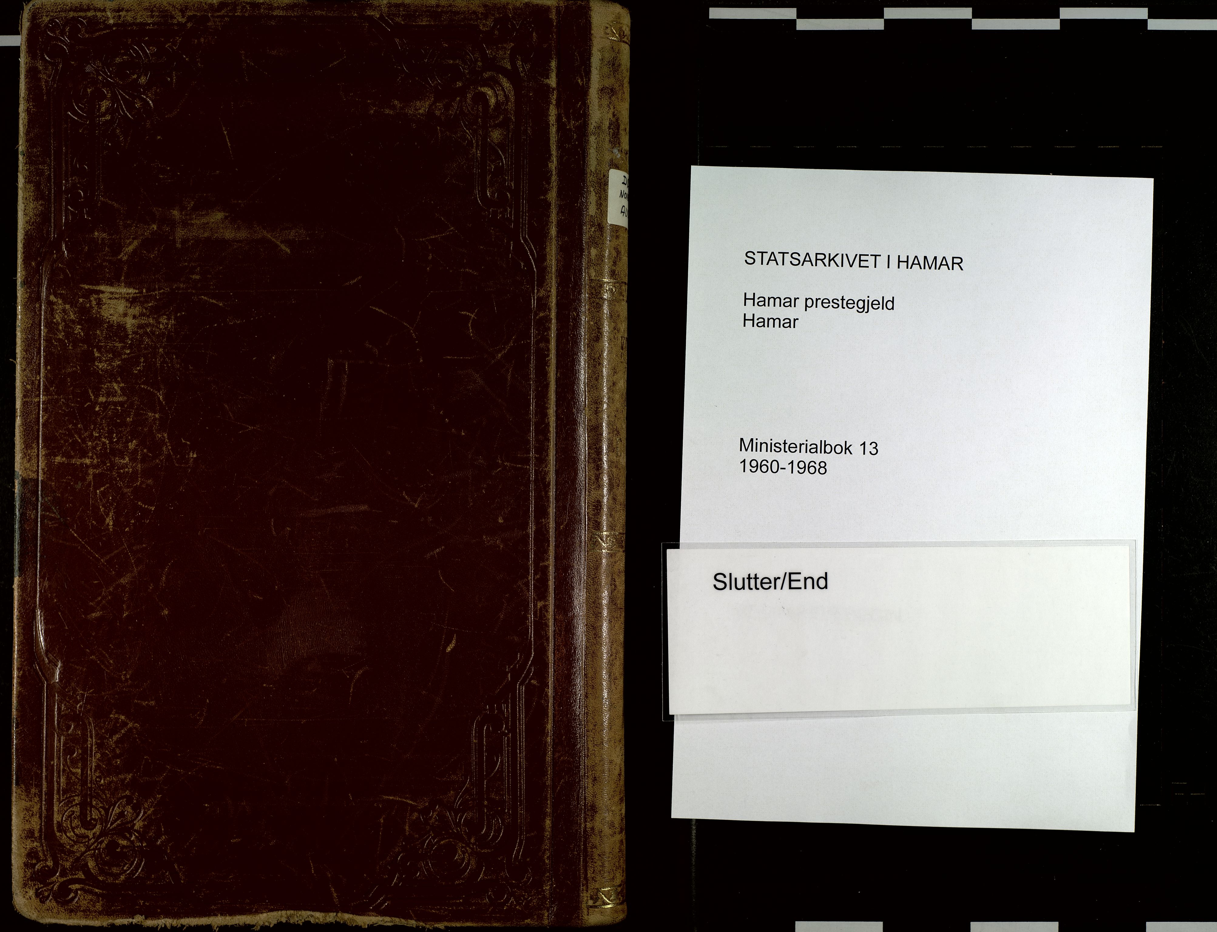 Hamar prestekontor, AV/SAH-DOMPH-002/H/Ha/Haa/L0013: Parish register (official) no. 13, 1960-1968