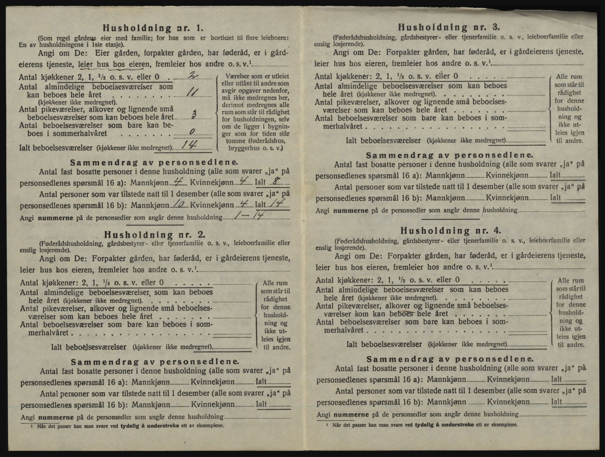 SAO, 1920 census for Idd, 1920, p. 121