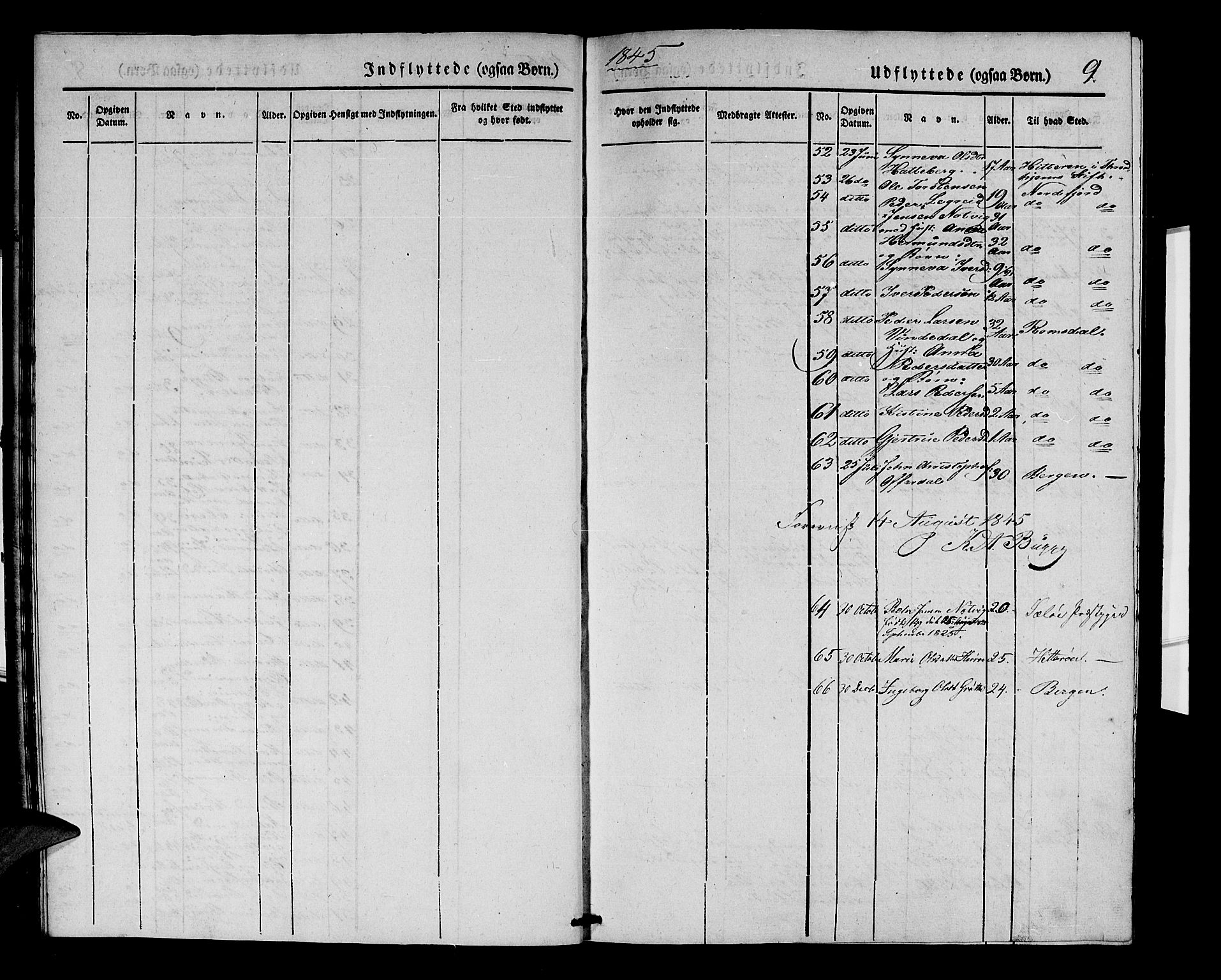 Lærdal sokneprestembete, SAB/A-81201: Parish register (official) no. A 10, 1837-1851, p. 9