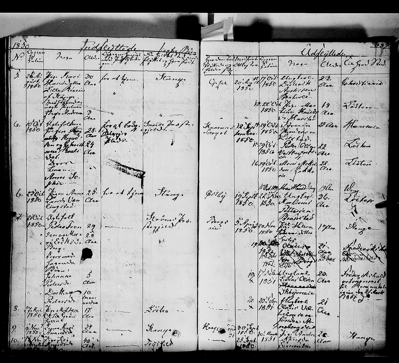 Romedal prestekontor, SAH/PREST-004/K/L0004: Parish register (official) no. 4, 1847-1861, p. 337