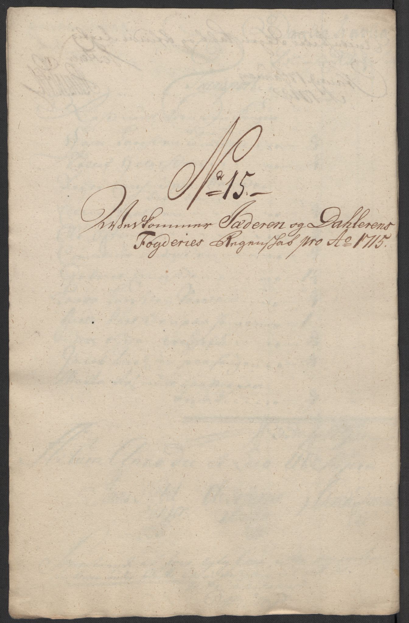 Rentekammeret inntil 1814, Reviderte regnskaper, Fogderegnskap, AV/RA-EA-4092/R46/L2740: Fogderegnskap Jæren og Dalane, 1715-1716, p. 116