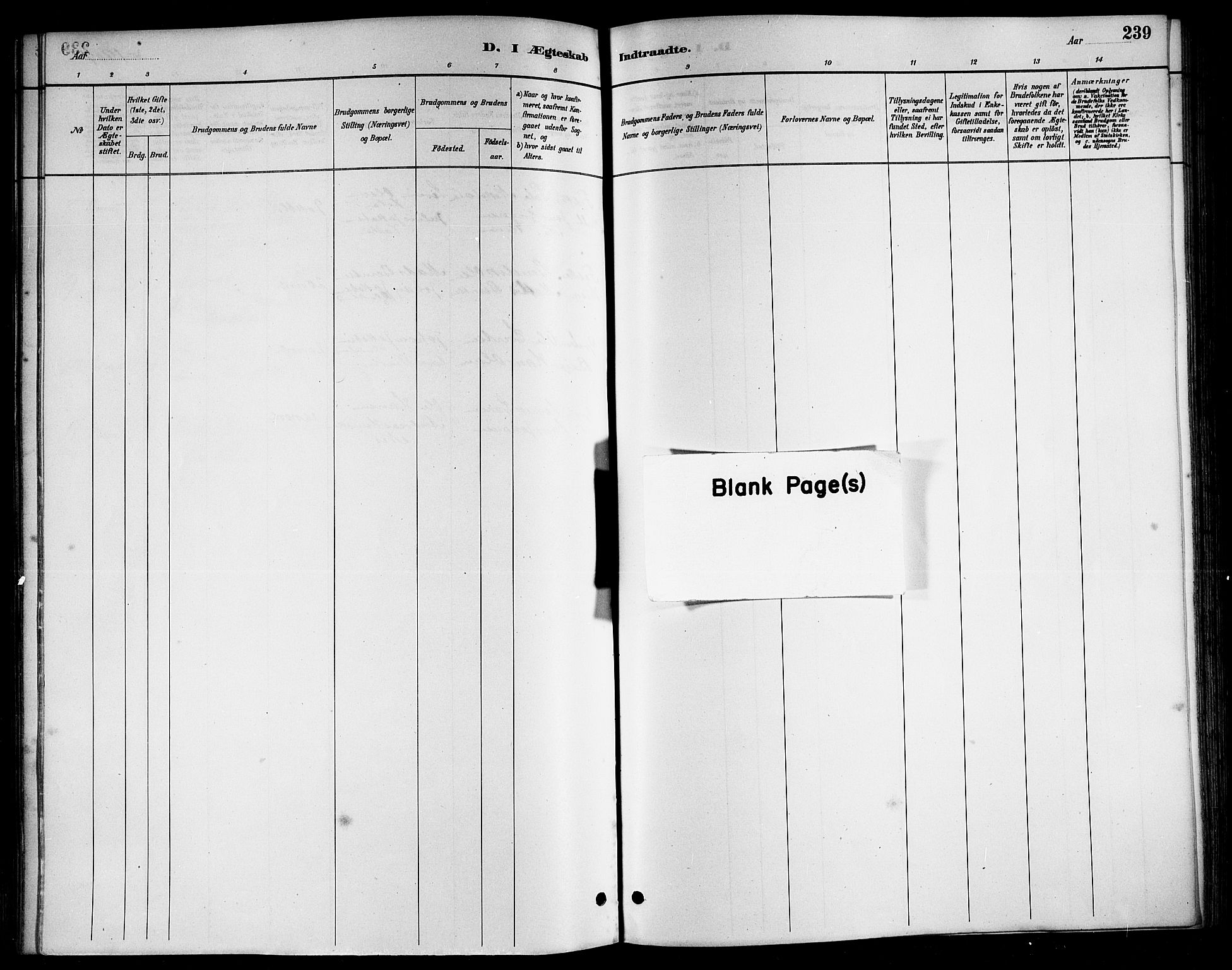 Ministerialprotokoller, klokkerbøker og fødselsregistre - Nordland, AV/SAT-A-1459/816/L0253: Parish register (copy) no. 816C03, 1886-1905, p. 239