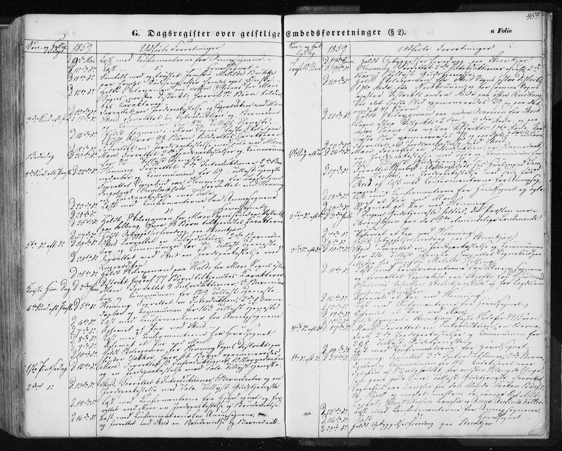 Ministerialprotokoller, klokkerbøker og fødselsregistre - Nord-Trøndelag, SAT/A-1458/735/L0342: Parish register (official) no. 735A07 /1, 1849-1862, p. 454