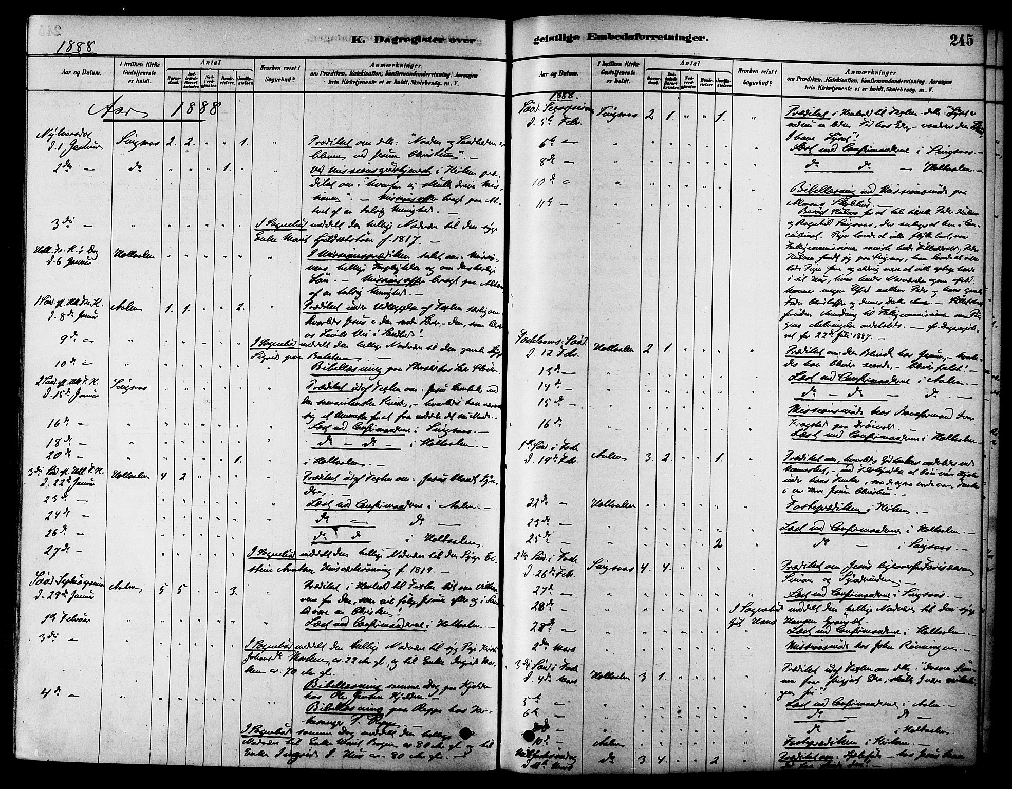 Ministerialprotokoller, klokkerbøker og fødselsregistre - Sør-Trøndelag, SAT/A-1456/686/L0983: Parish register (official) no. 686A01, 1879-1890, p. 245