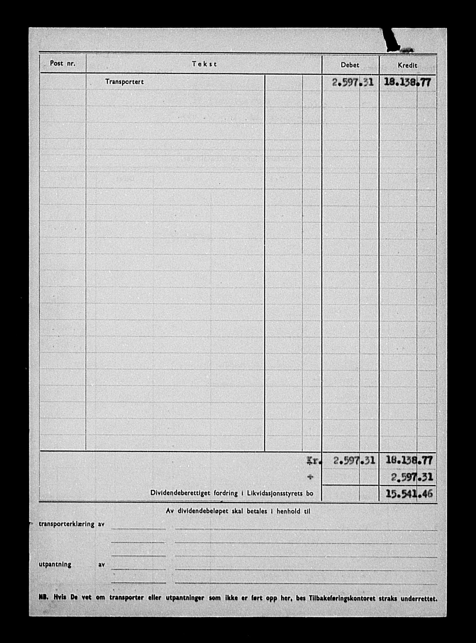 Justisdepartementet, Tilbakeføringskontoret for inndratte formuer, AV/RA-S-1564/H/Hc/Hca/L0892: --, 1945-1947, p. 306