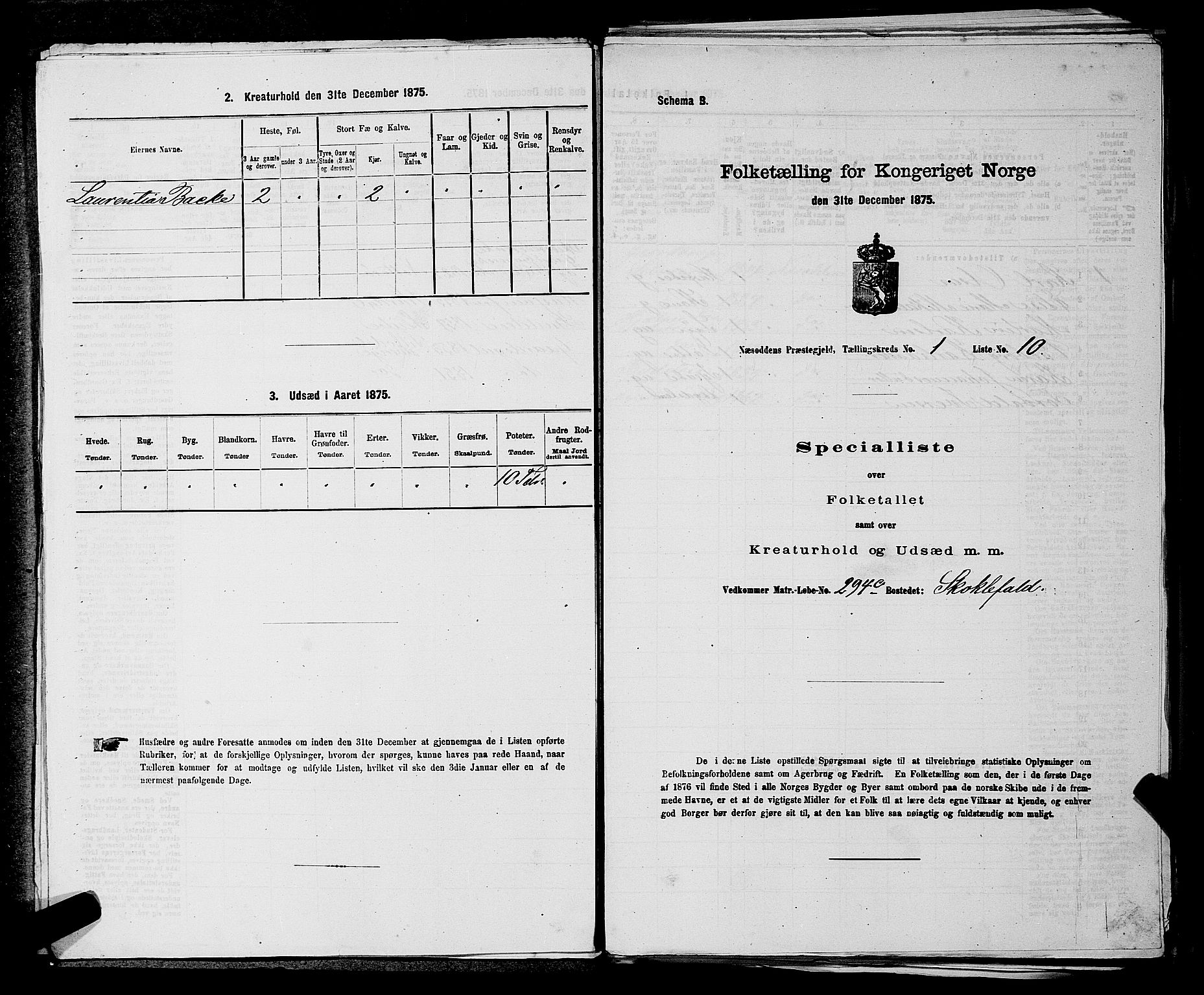RA, 1875 census for 0216P Nesodden, 1875, p. 34