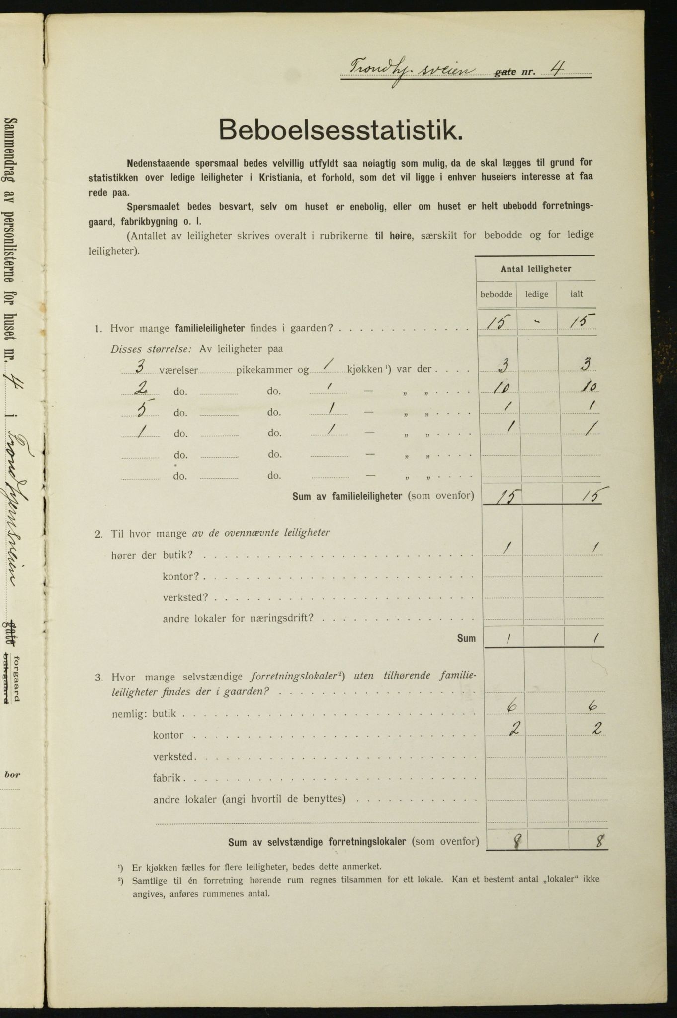 OBA, Municipal Census 1912 for Kristiania, 1912, p. 116024