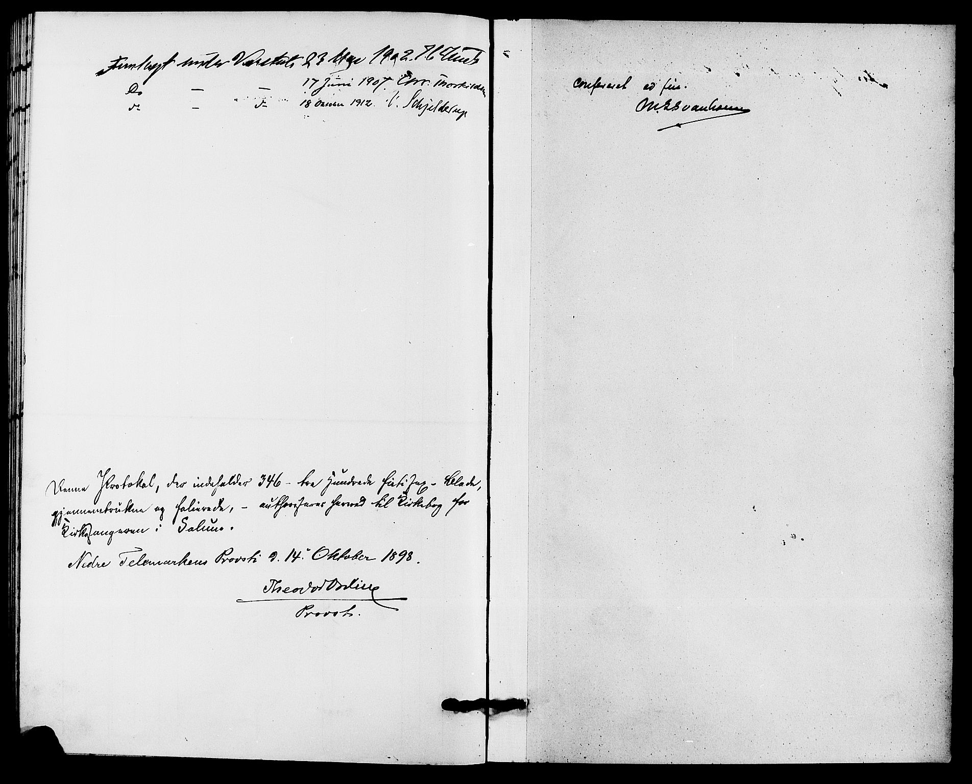 Solum kirkebøker, SAKO/A-306/G/Ga/L0008: Parish register (copy) no. I 8, 1898-1909