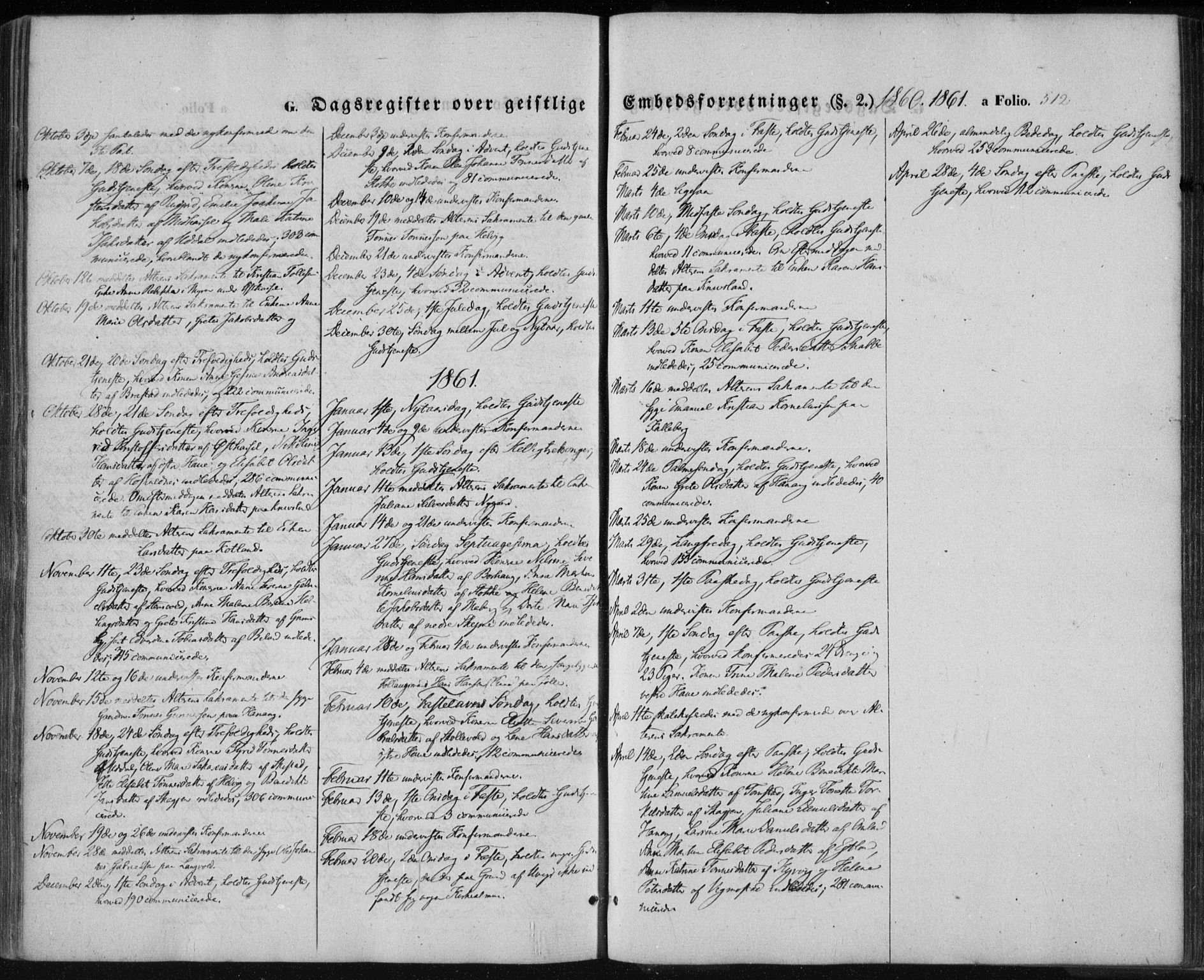 Lista sokneprestkontor, SAK/1111-0027/F/Fa/L0010: Parish register (official) no. A 10, 1846-1861, p. 512