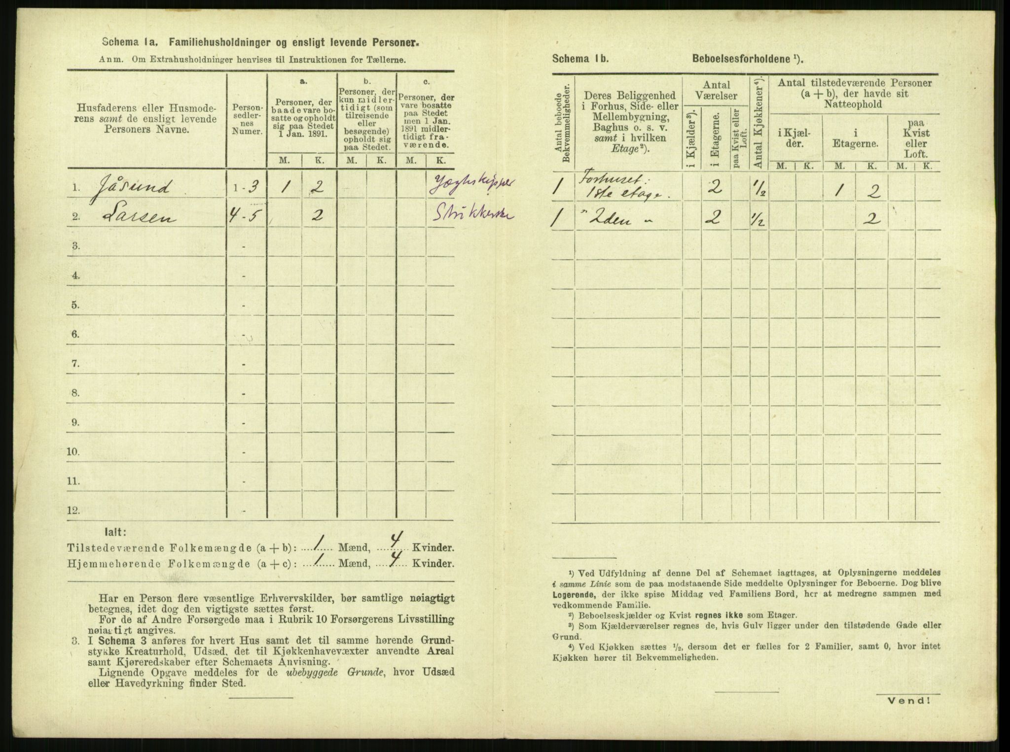 RA, 1891 census for 1103 Stavanger, 1891, p. 2978